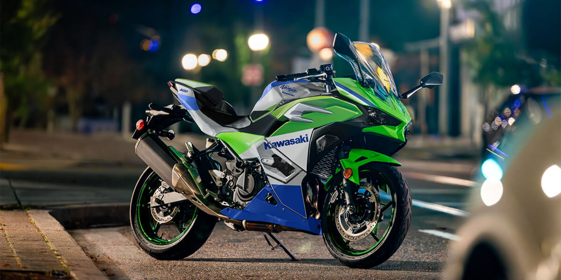 90年代經典塗裝上身 Kawasaki Ninja 500 SE 40周年紀念配色北美登場，這不是全家便利商店特仕車！