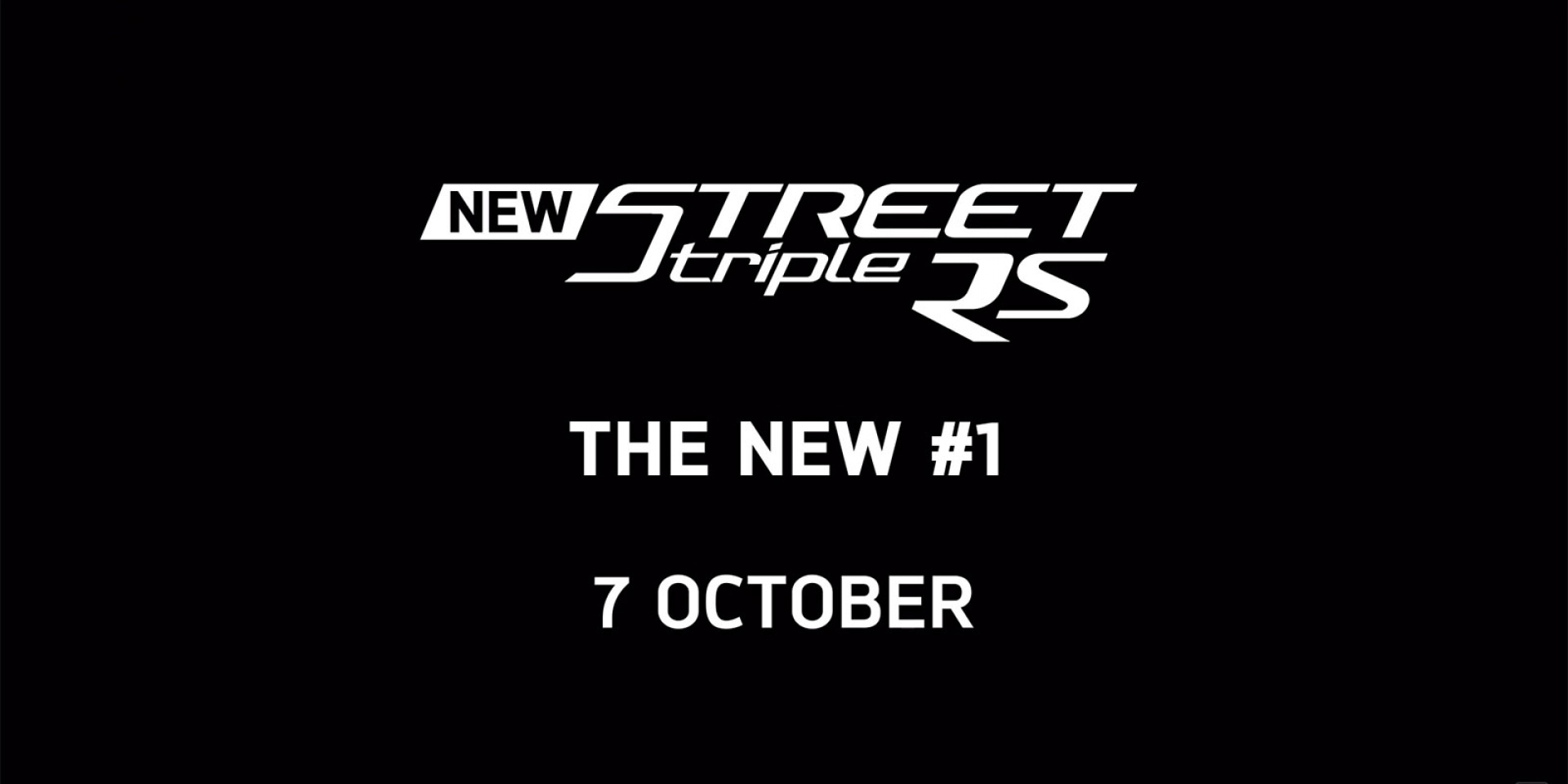 三缸、輕巧、精緻的總和。Triumph Street Triple RS即將在10/7首度亮相