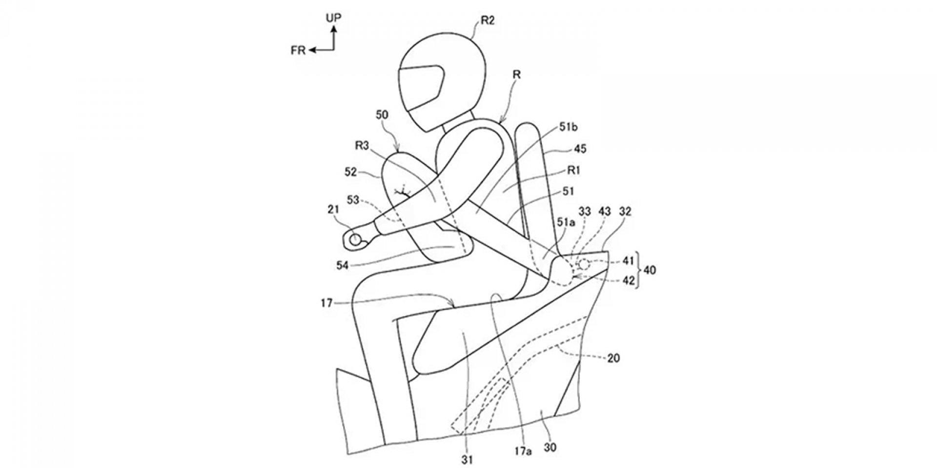 如彈射座椅般的安全氣囊？ Honda 註冊多項新型摩托車安全氣囊專利