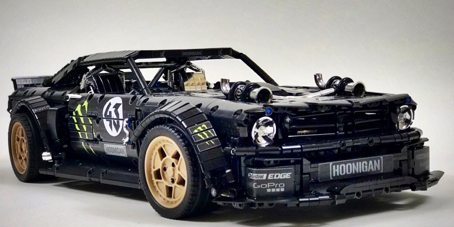 樂高打造Ken Block坐駕Ford Mustang RTR Hoonicorn V2