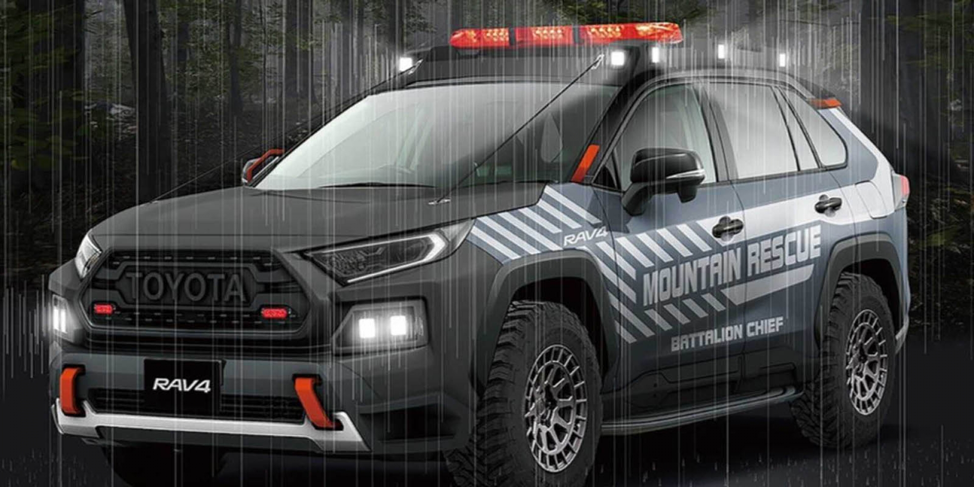 RAV4變身越野搜救車！TOYOTA展示RAV4 Mountain Rescue