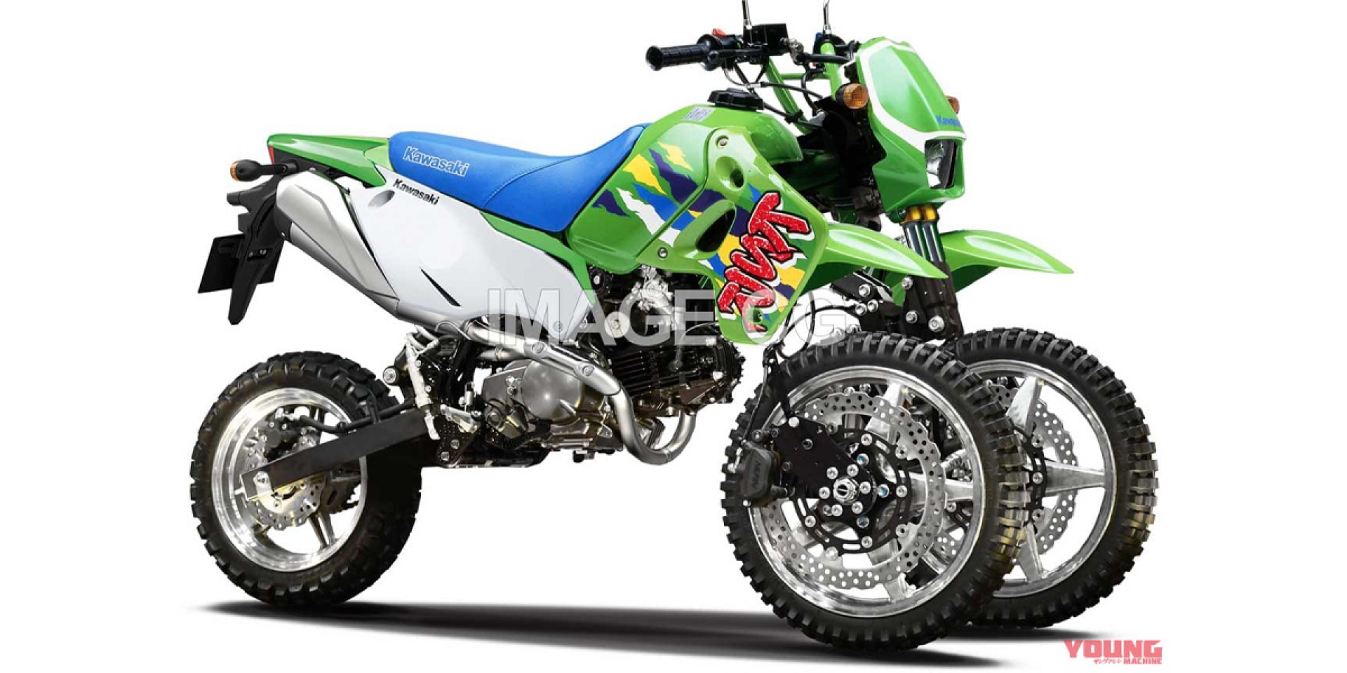 KAWASAKI Z125變三輪越野Fun Bike？日媒預測CG圖震撼曝光！