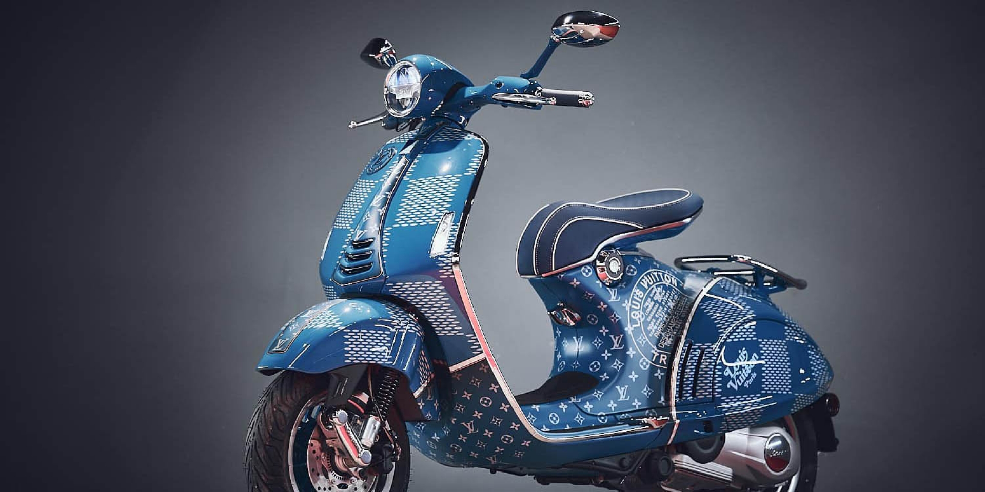 高調、奢華！Vespa 946 Louis Vuitton特別版本