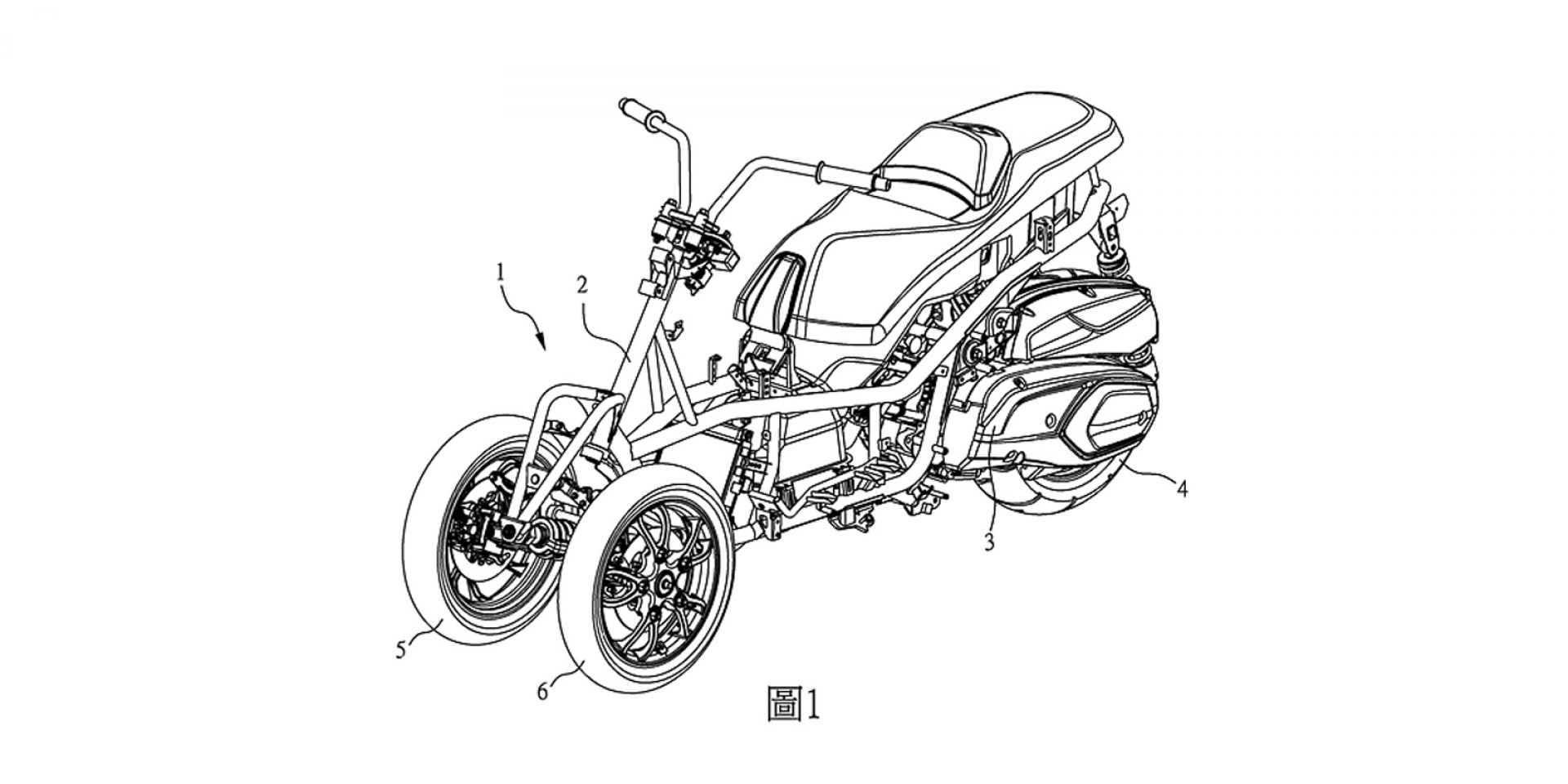 Maxsym 400三輪版？SYM全新三輪車專利曝光！