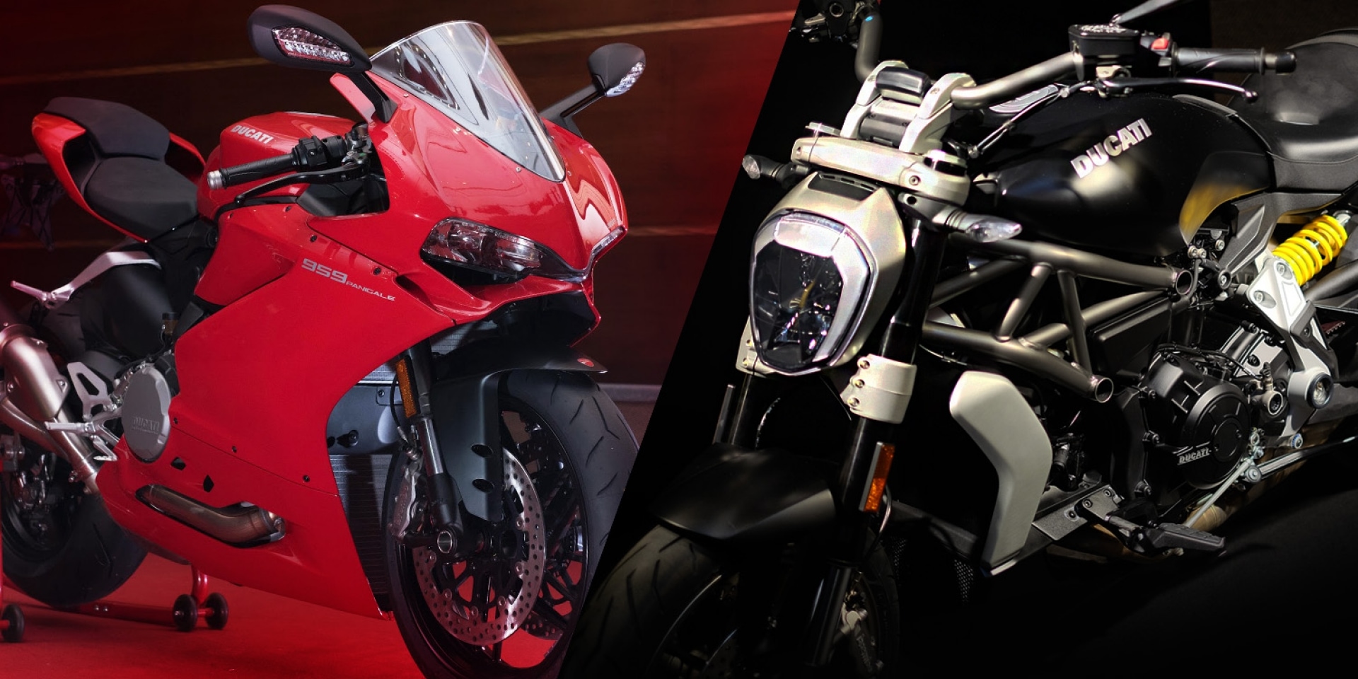 紅與黑。DUCATI 959 Panigale & XDiavel正式在台發表