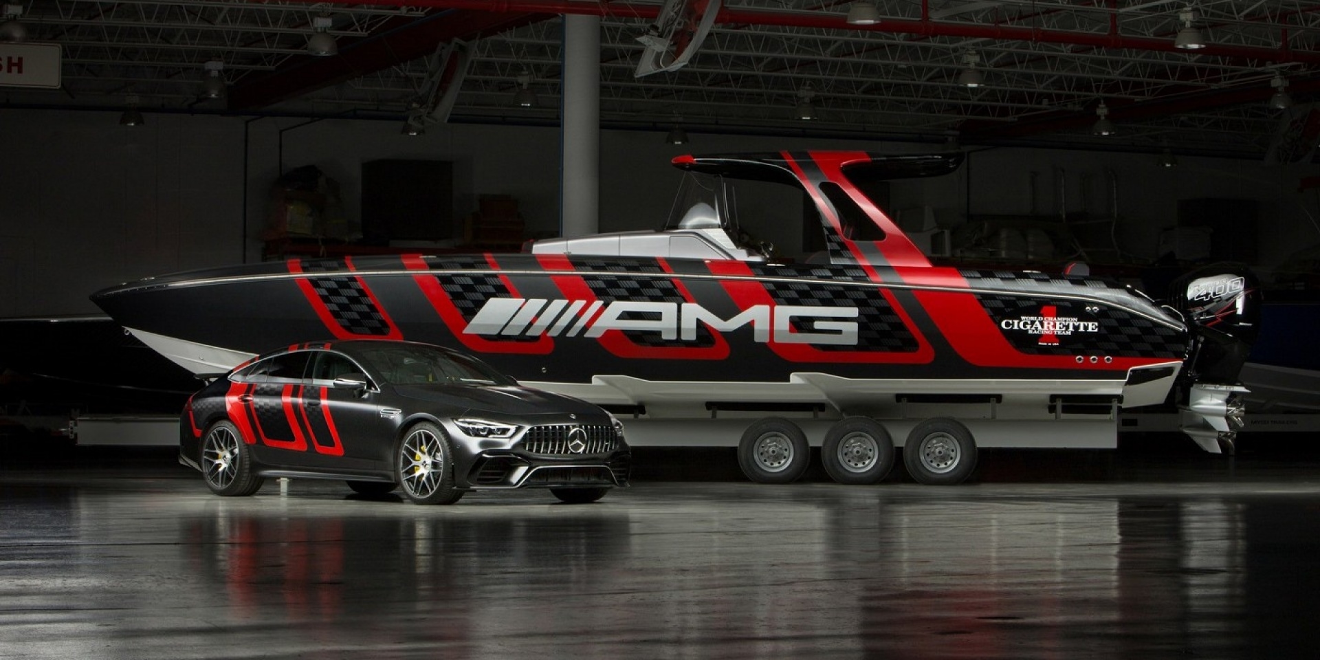 以AMG GT 63為概念，41'AMG Carbon Edition快艇擁有千匹馬力
