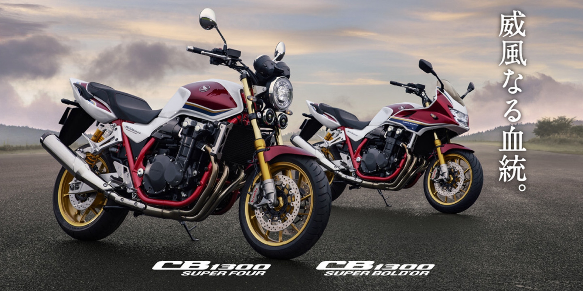 金框、紅骨配經典三色！2024 Honda CB1300 SP/CB1300 SB SP 新年式車色日本發表