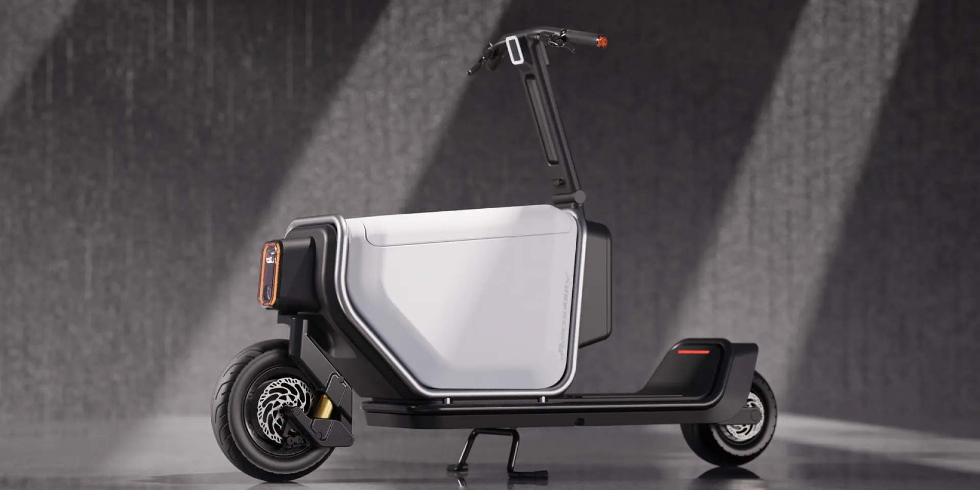 Scootility utility scooter：140公升快拆貨箱、可換電雙電池、100公里續航的貨運電動滑板車！