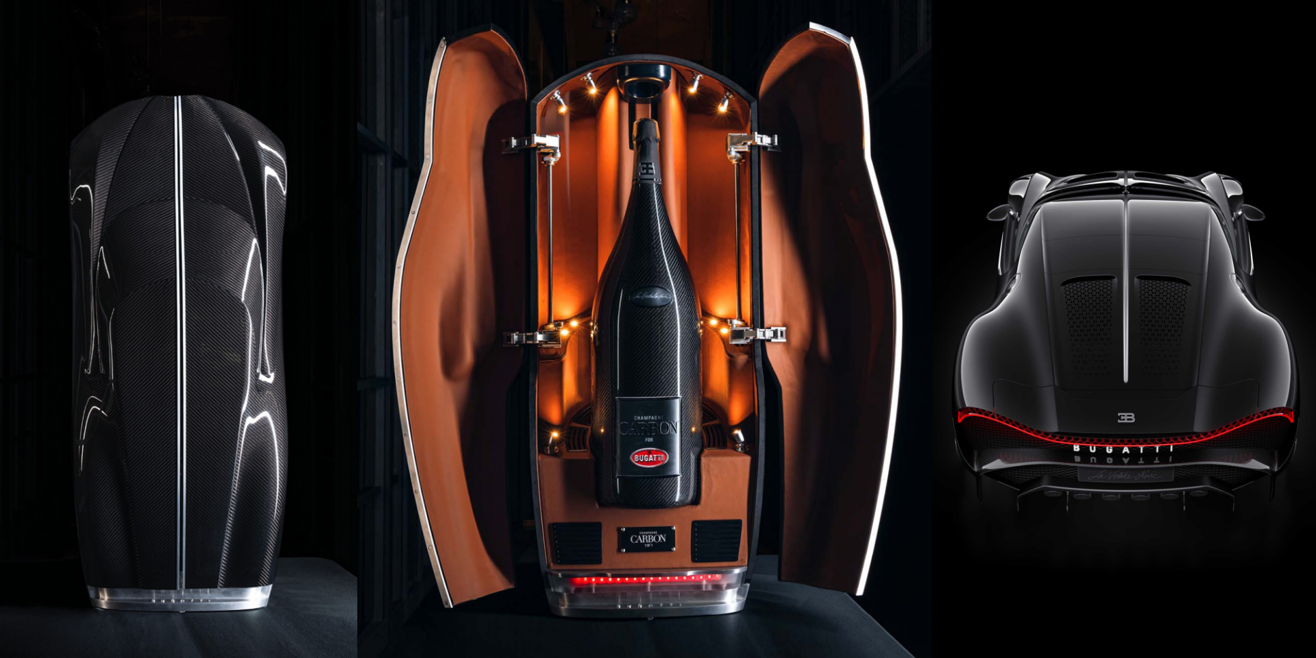 難以想像的交車禮 Bugatti La Voiture Noire隨車附送15公升香檳組