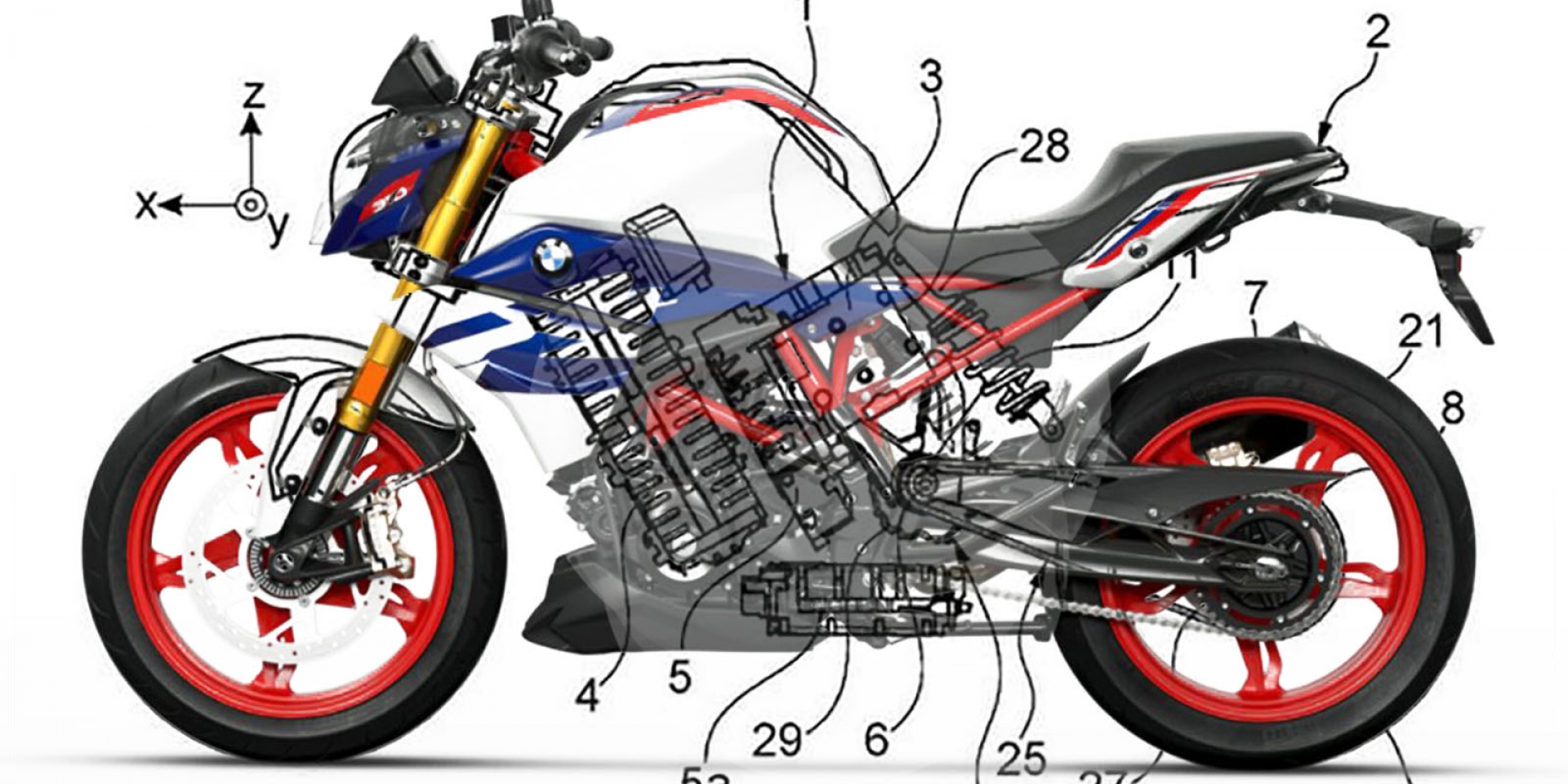 G310R變電動車？BMW Motorrad電動新檔車專利圖曝光！