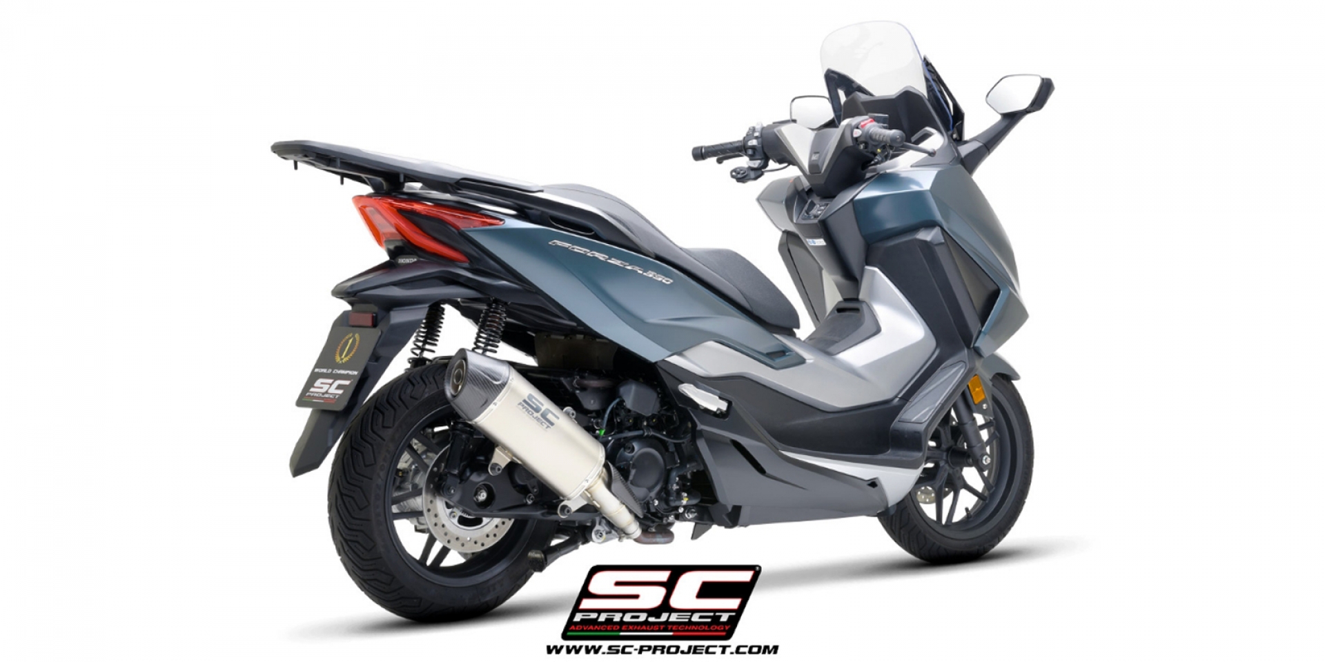 減重3.1公斤、馬力+1PS！SC Project推出Honda Forza 350 專用改裝鈦管