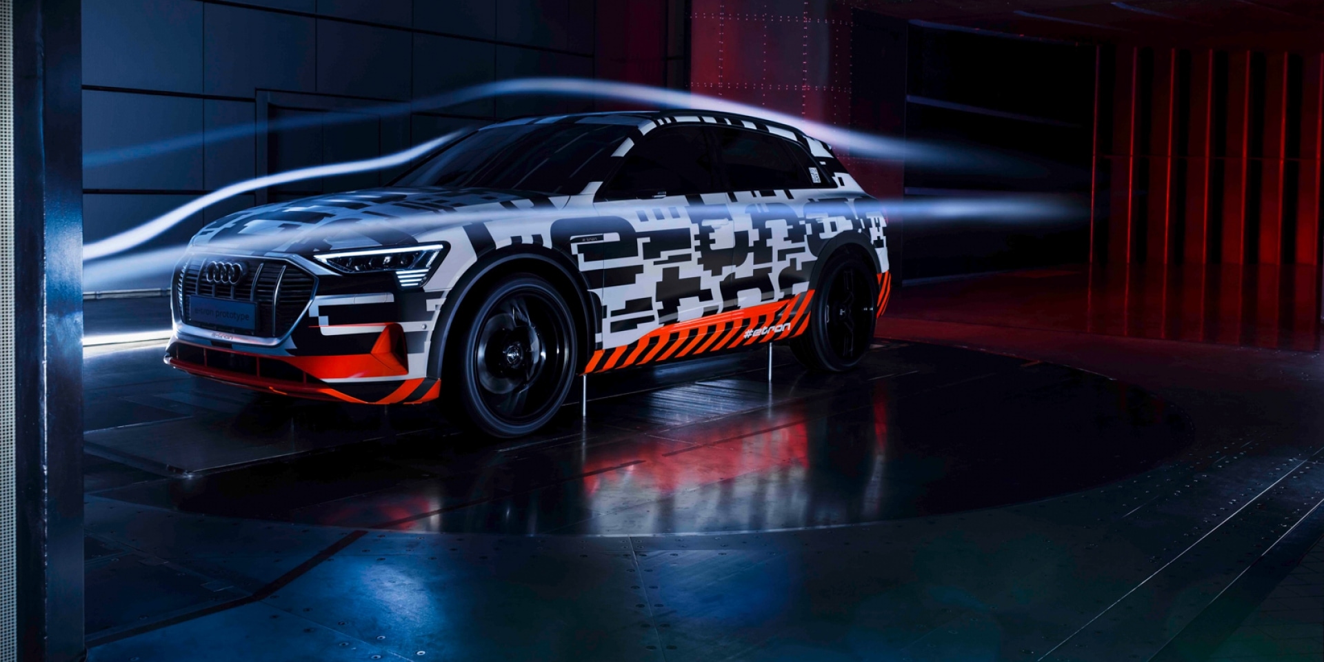 官方新聞稿。Audi e-tron prototype 創下SUV車款新境界 締造0.28Cd優異風阻表現