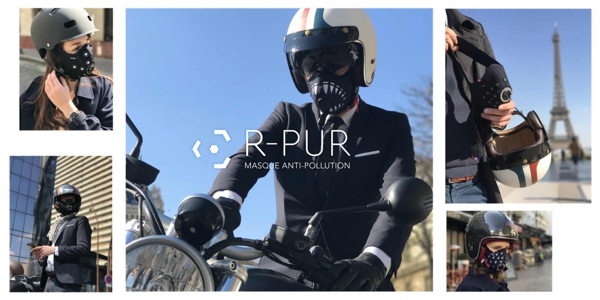 對抗空污的二輪通勤防護。法國R-PUR 騎士口罩