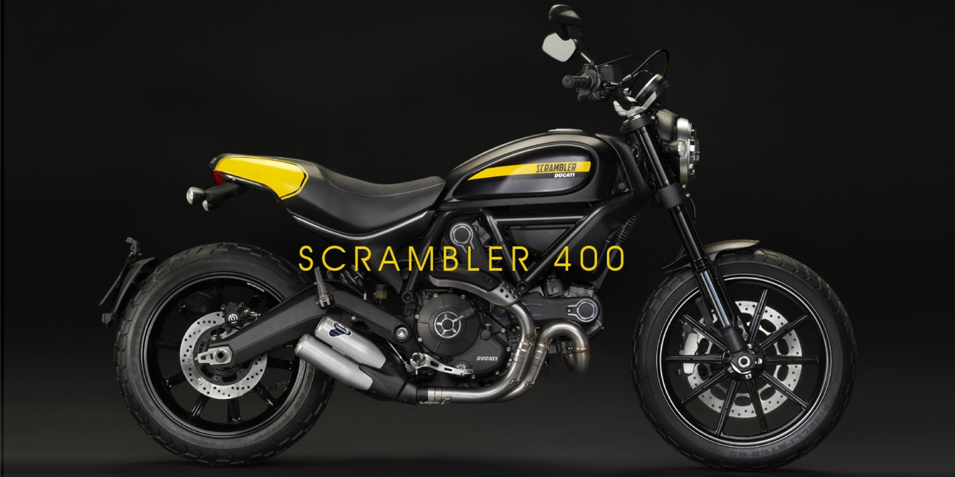 小潮登場。DUCATI SCRAMBLER 400 測試被捕