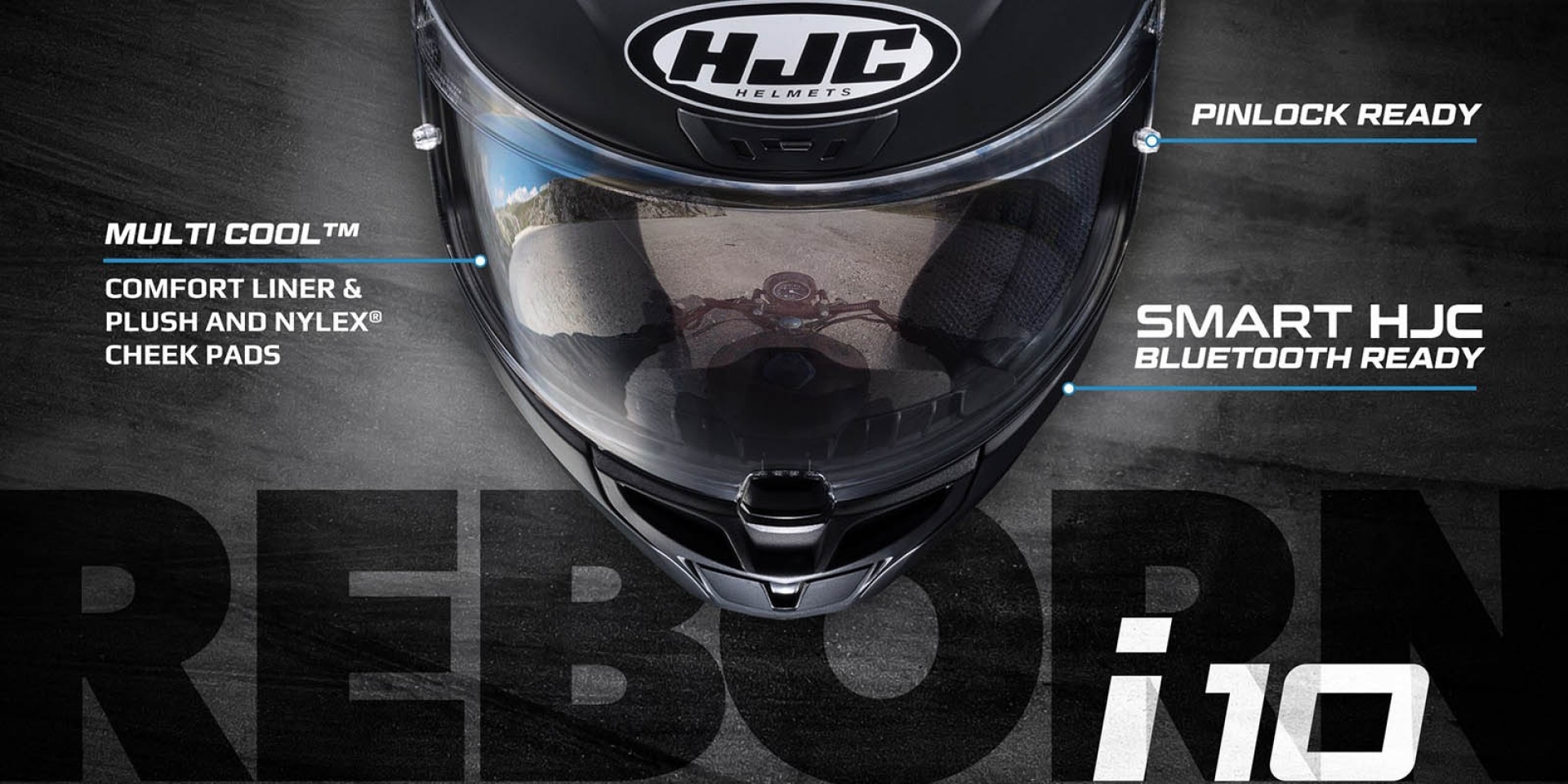 內建藍芽主機安裝點、通風進化！HJC新款全罩帽i10上市