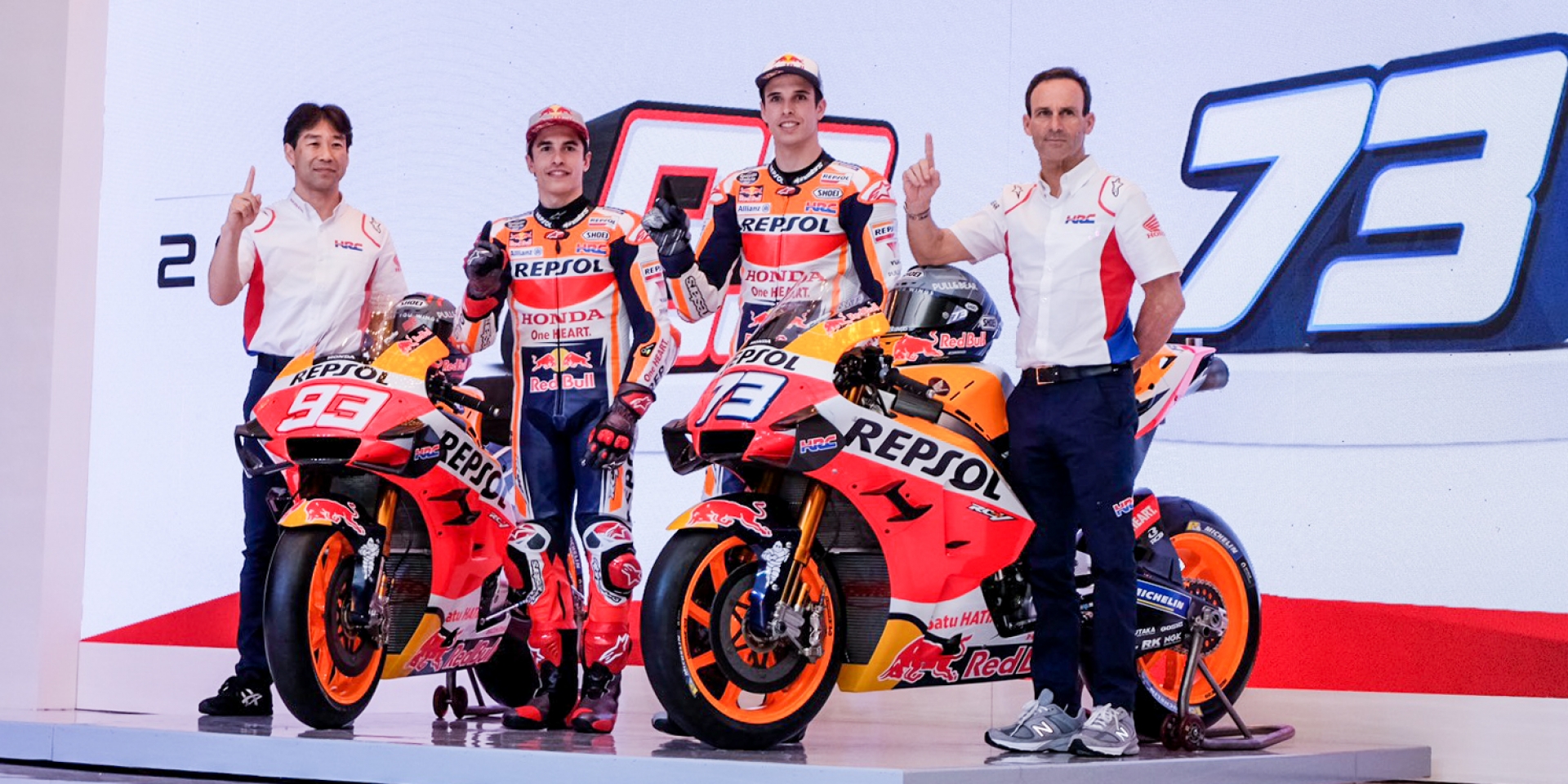 馬家兄弟同台現身！Repsol HONDA Team 2020 MotoGP廠車亮相！