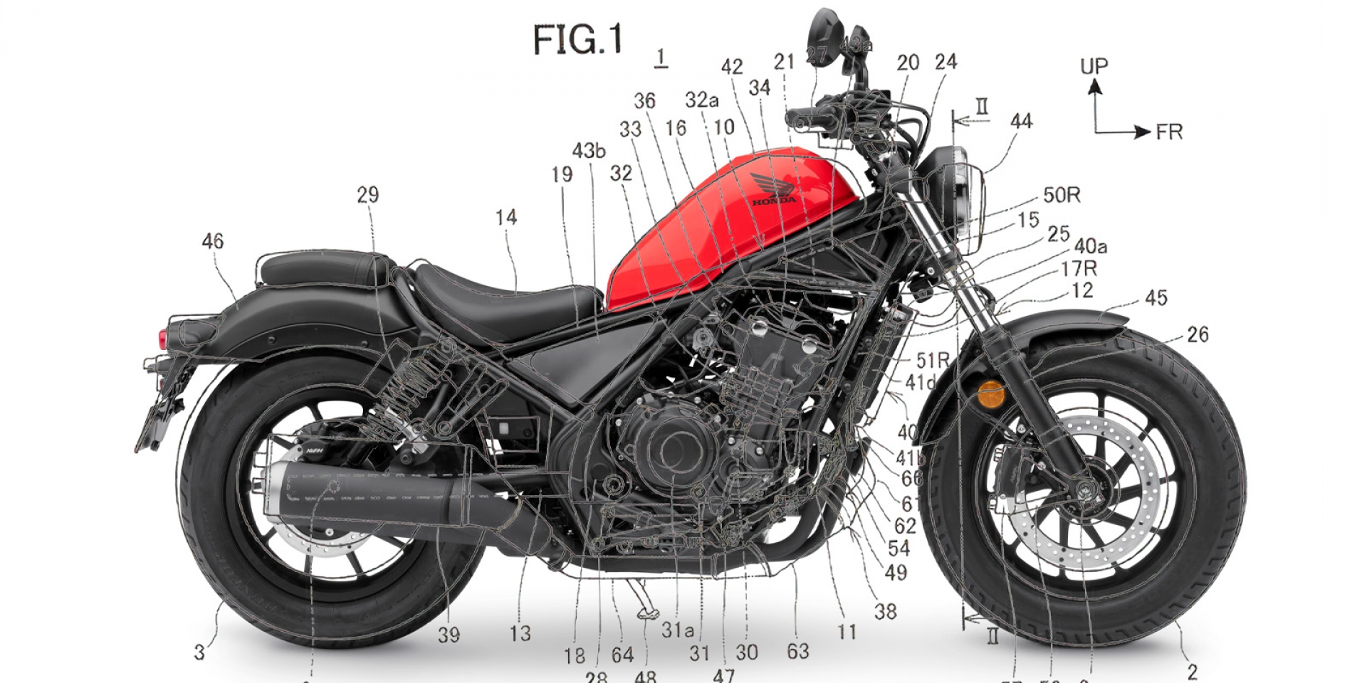 HONDA Rebel 1100準備登場？與AFRICA TWIN共構引擎專利現身！