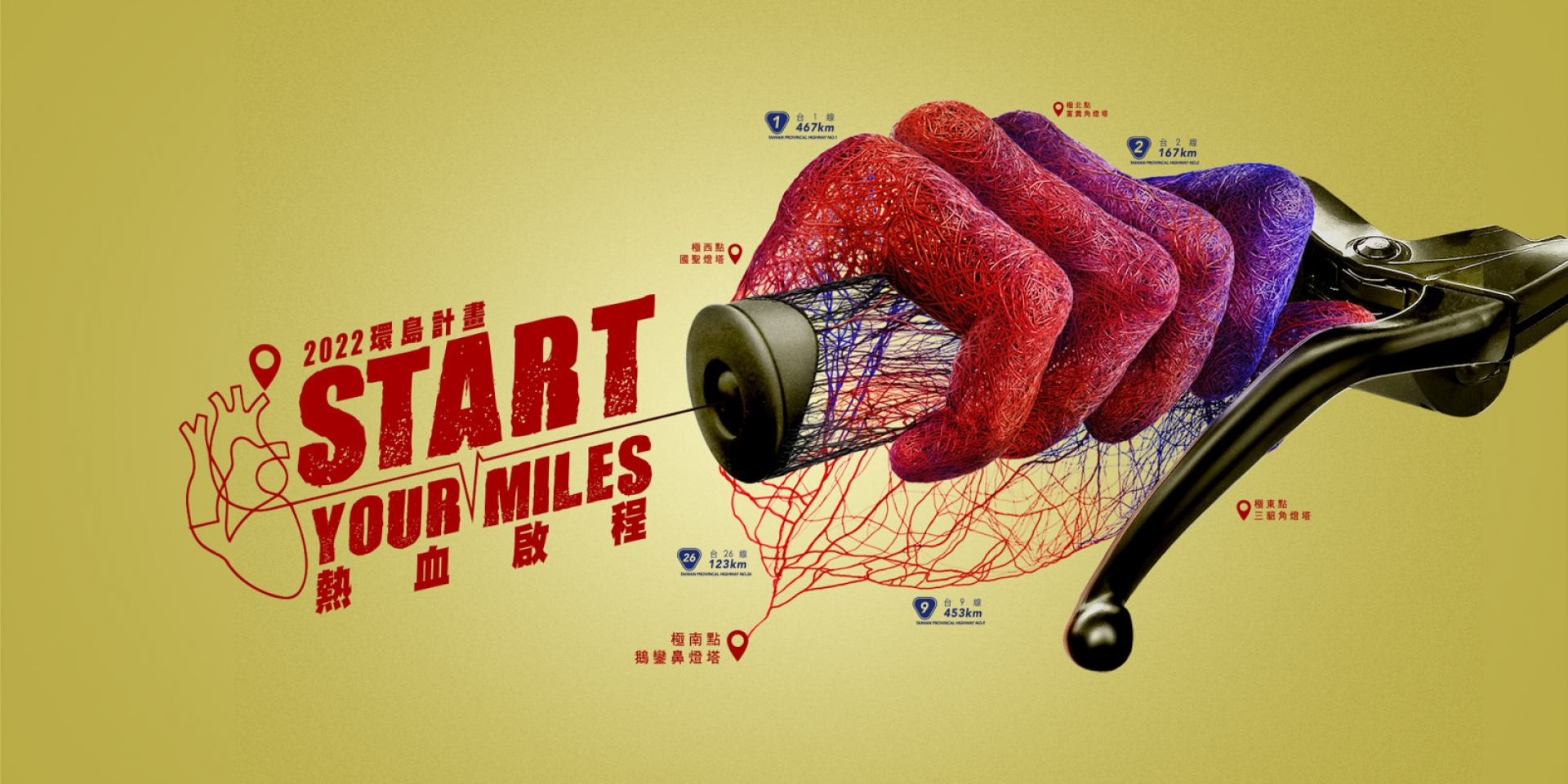 Start Your Miles 2022 SYM環島計畫 熱血啟程，騎出人生的無限可能