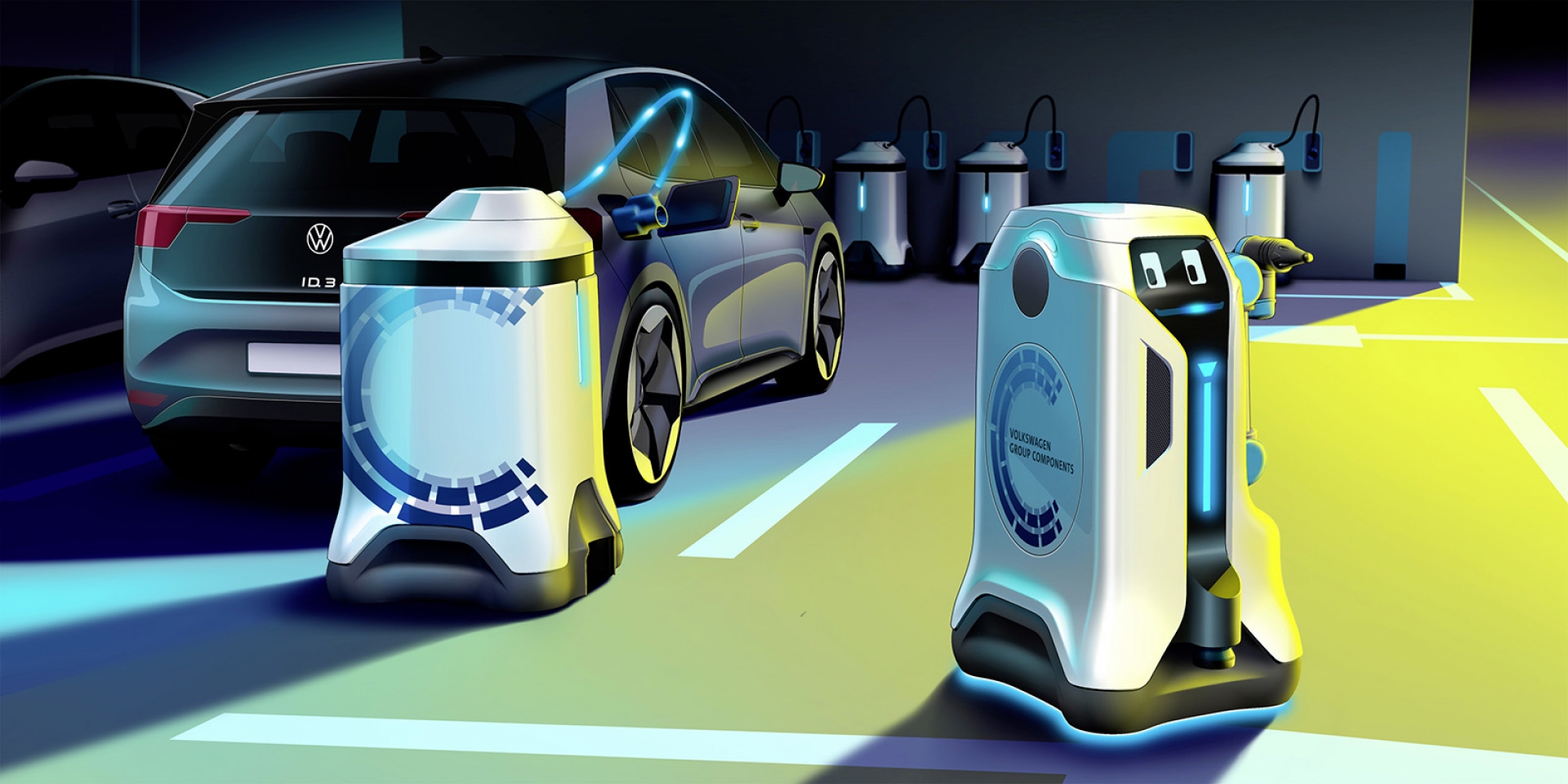 VW Mobile Charging Robot，給愛車用的行動電源？