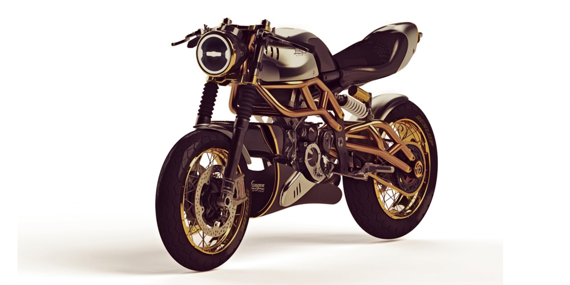 蓖麻油Cafe！80匹馬力、115公斤「二行程250c.c. Cafe Racer」.by Langen Motorcycles