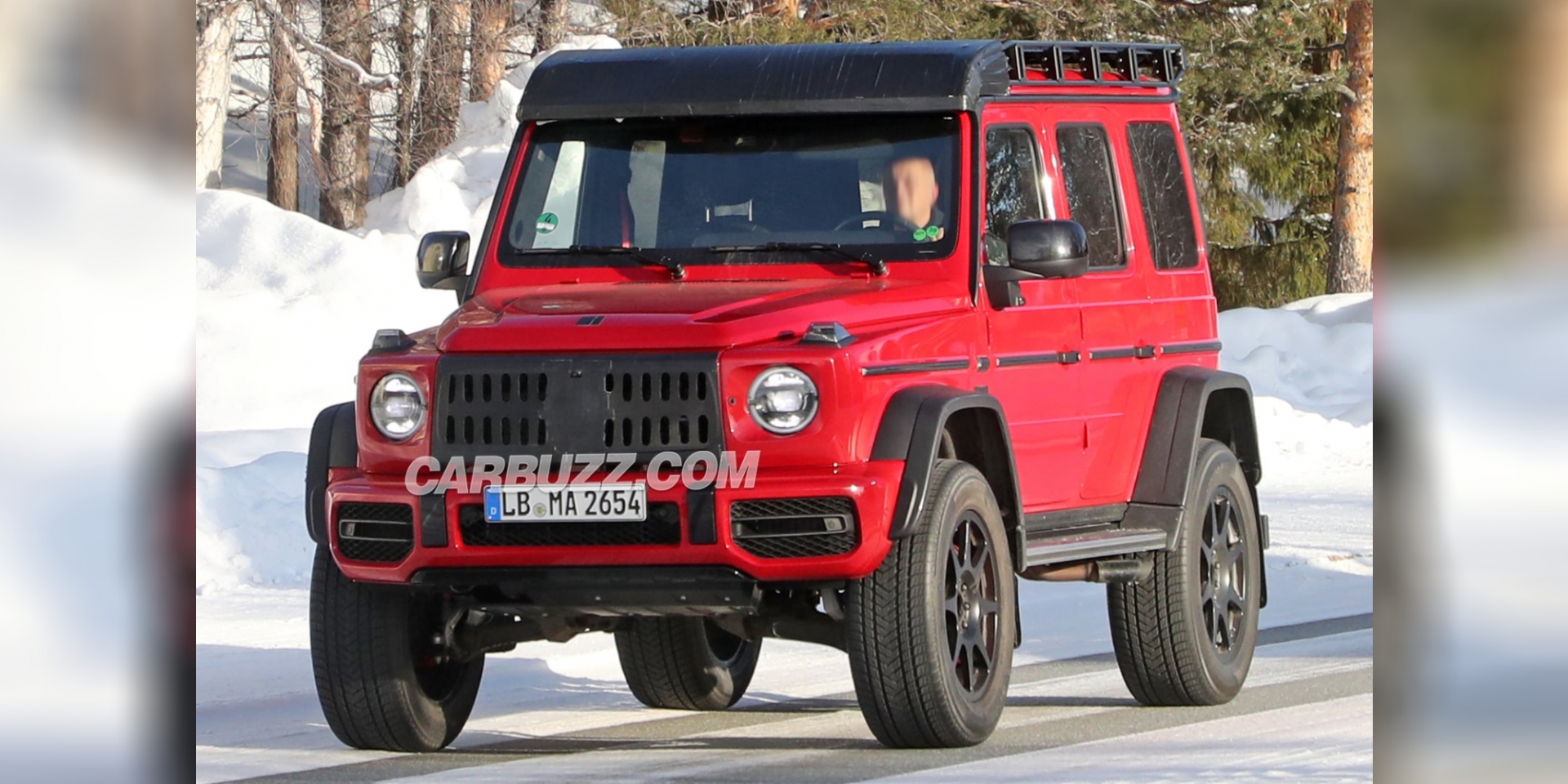 Mercedes-AMG G-Class 4X4呼之欲出 零偽裝展現剽悍風格