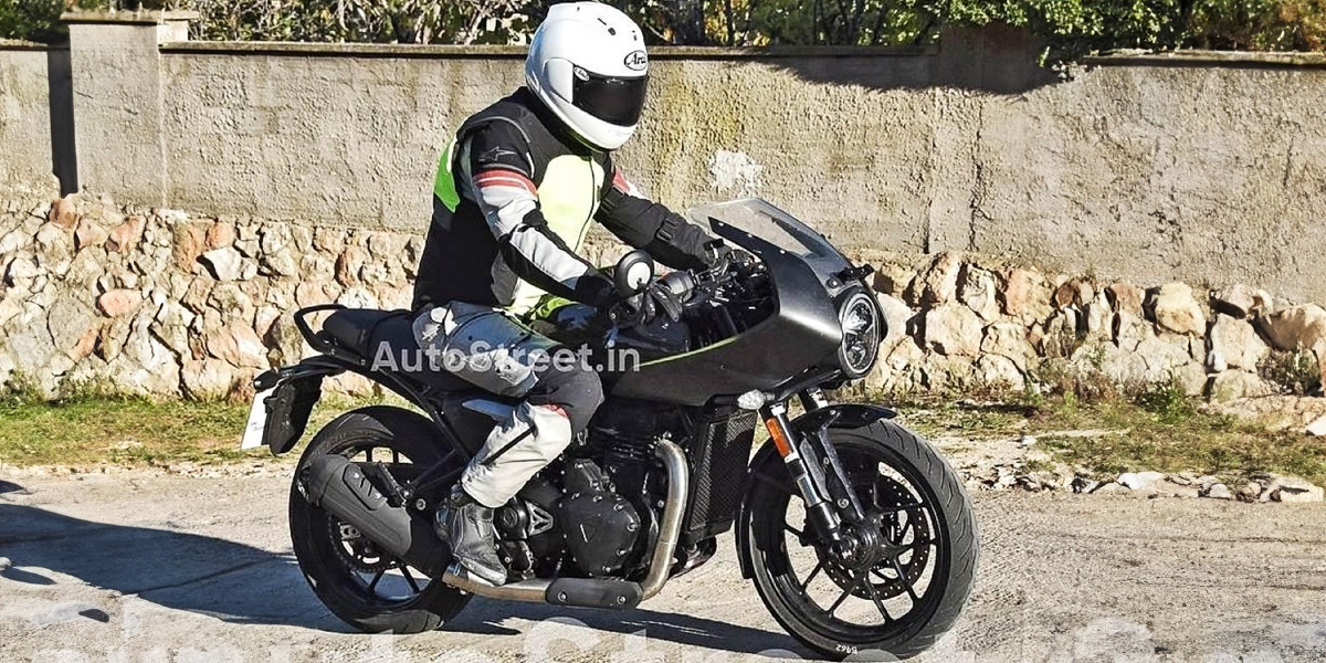 英倫黃牌Cafe Racer現身！TRIUMPH Thruxton 400 間諜照印度曝光