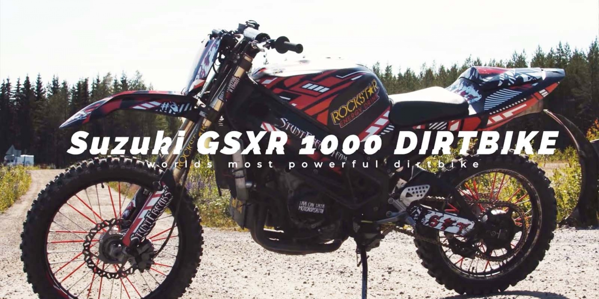 地表最有力的四缸越野車！GSX-R1000 Dirt Bike式樣 by Stunt Freaks