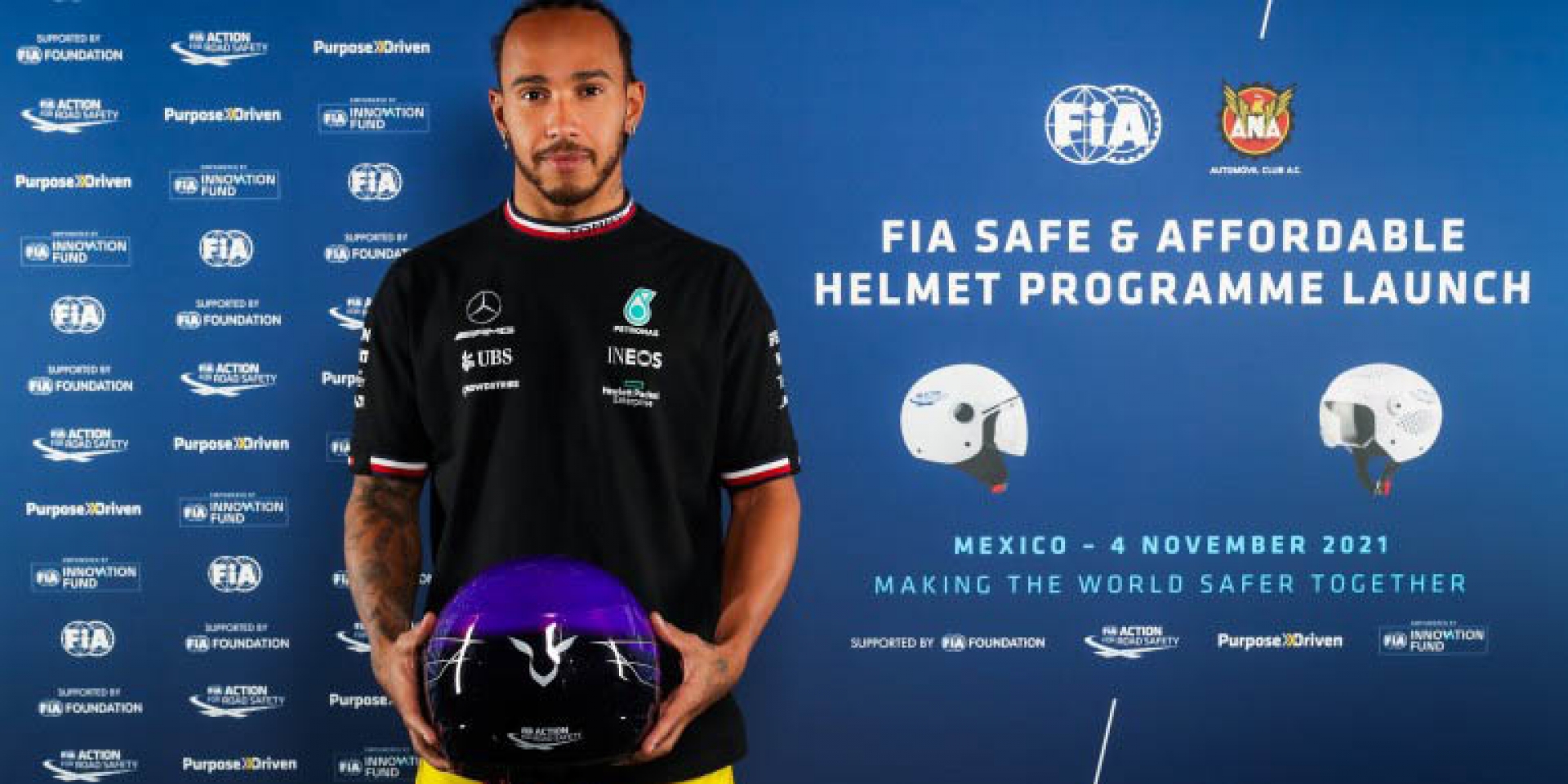 促進全世界的機車安全，FIA推出「大家買得起」安全帽 還找F1車手代言