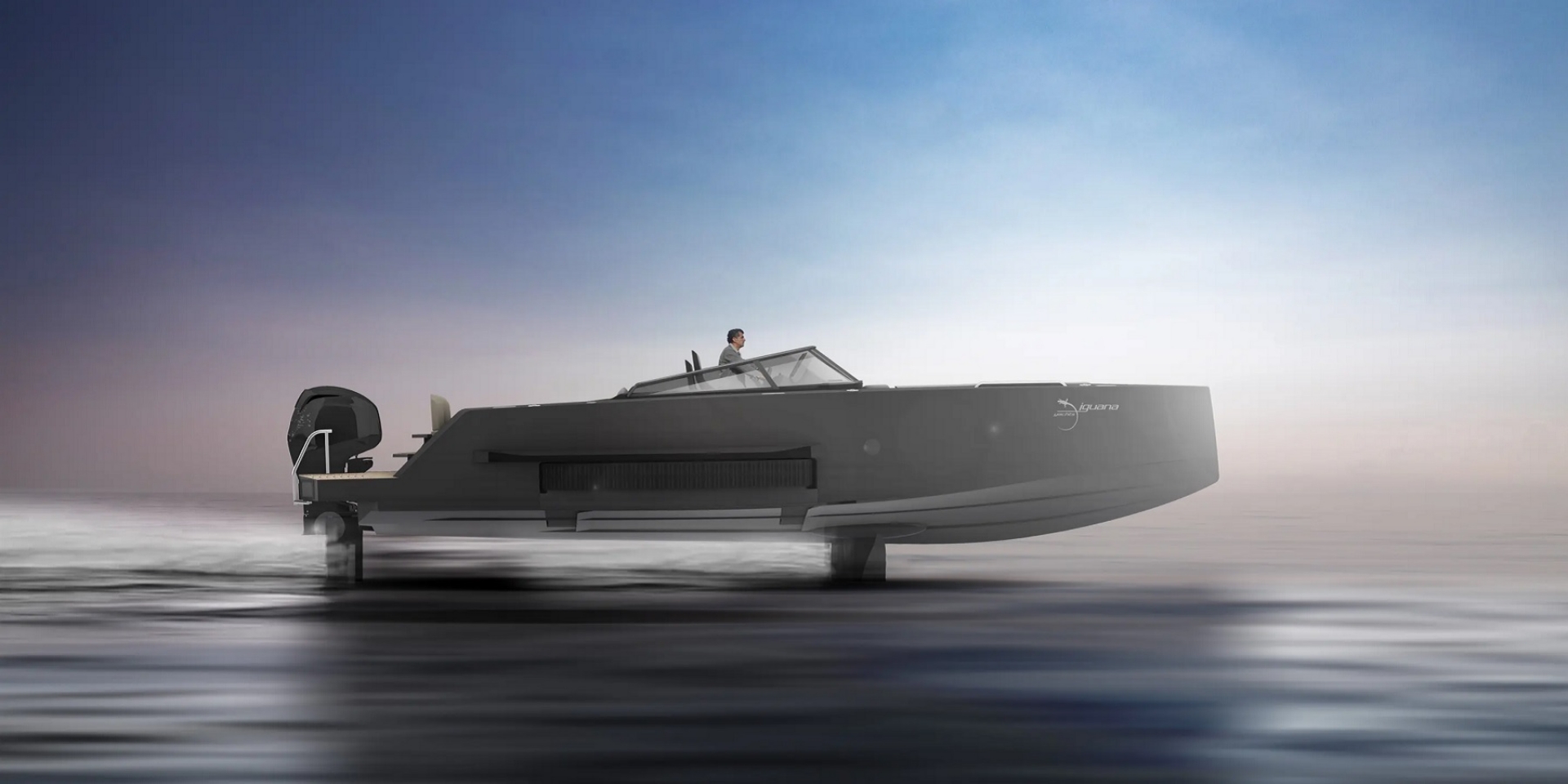 旗下首款可以飛在水面上的純電快艇！Iguana Foiler在坎城快艇節正式發表