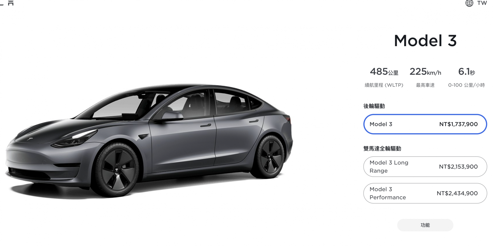 Tesla又漲價了！Model 3最高漲幅10萬 乾脆寫「時價」比較快！