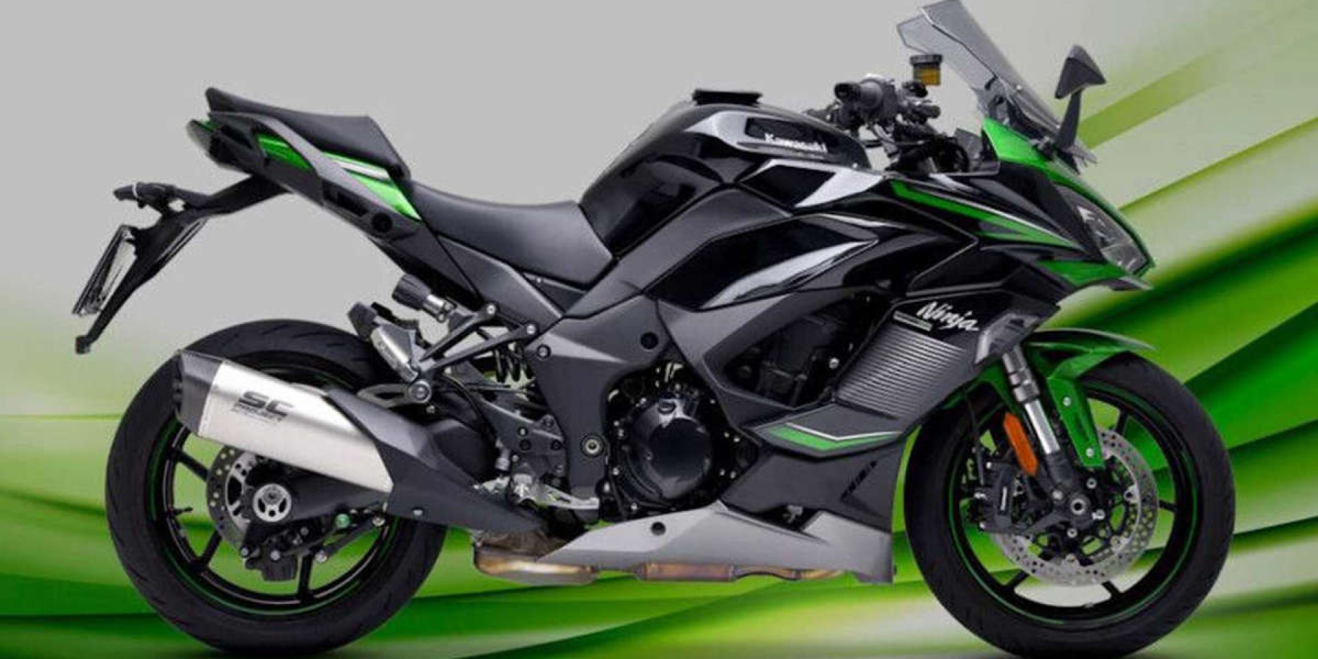 1.2匹馬力提升 SC-Project為Kawasaki Ninja 1000 SX推出SC-1R Slip-On排氣管