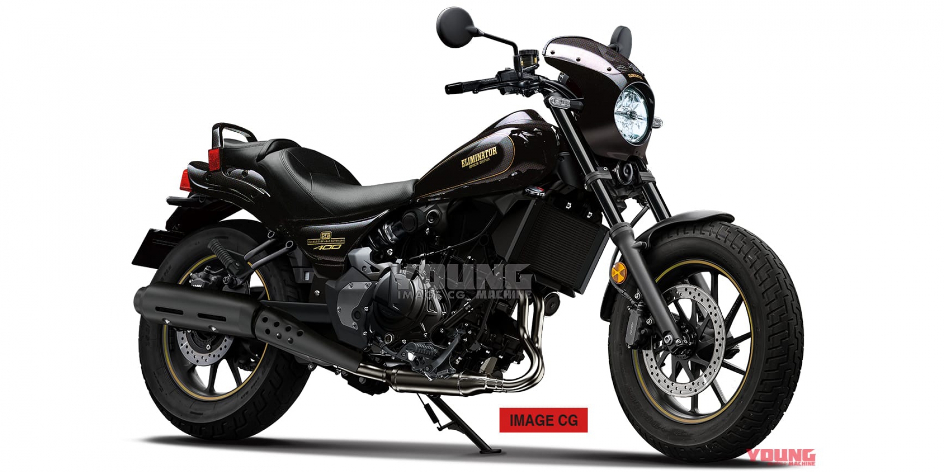 美式NINJA、REBEL終結者！KAWASAKI ELIMINATOR 400 預測圖曝光