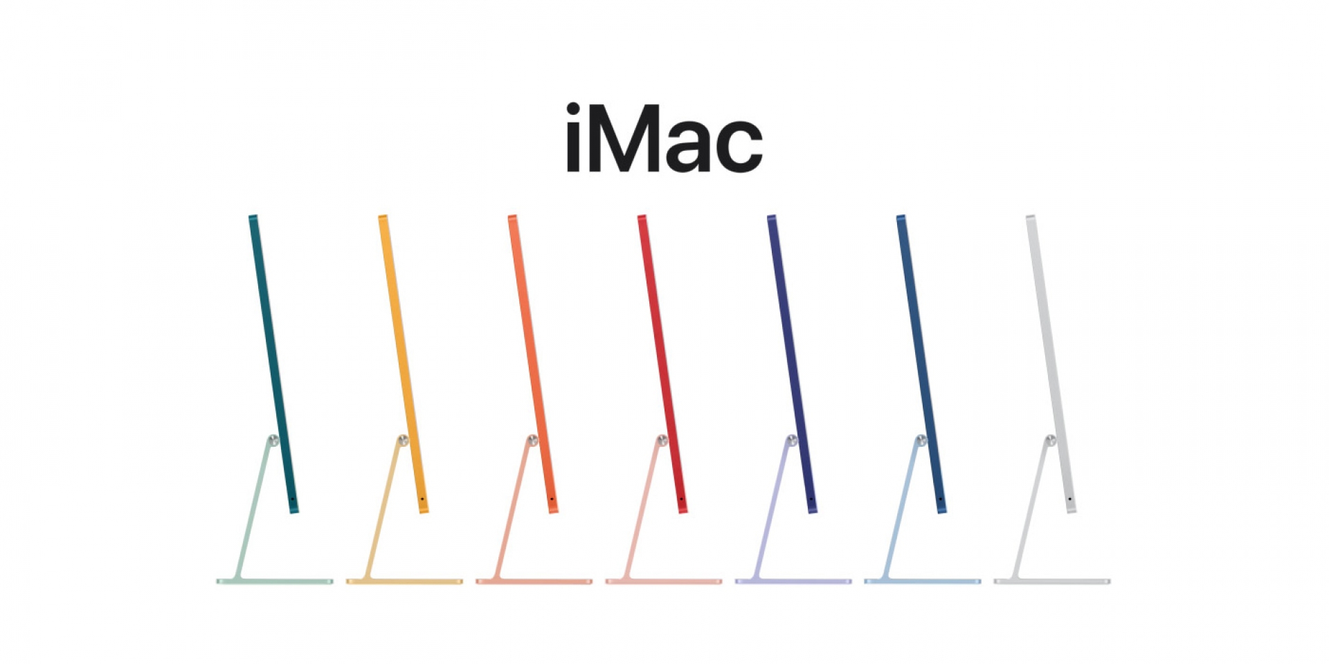 M1晶片、24吋螢幕、七種顏色！APPLE iMac 大改款登場