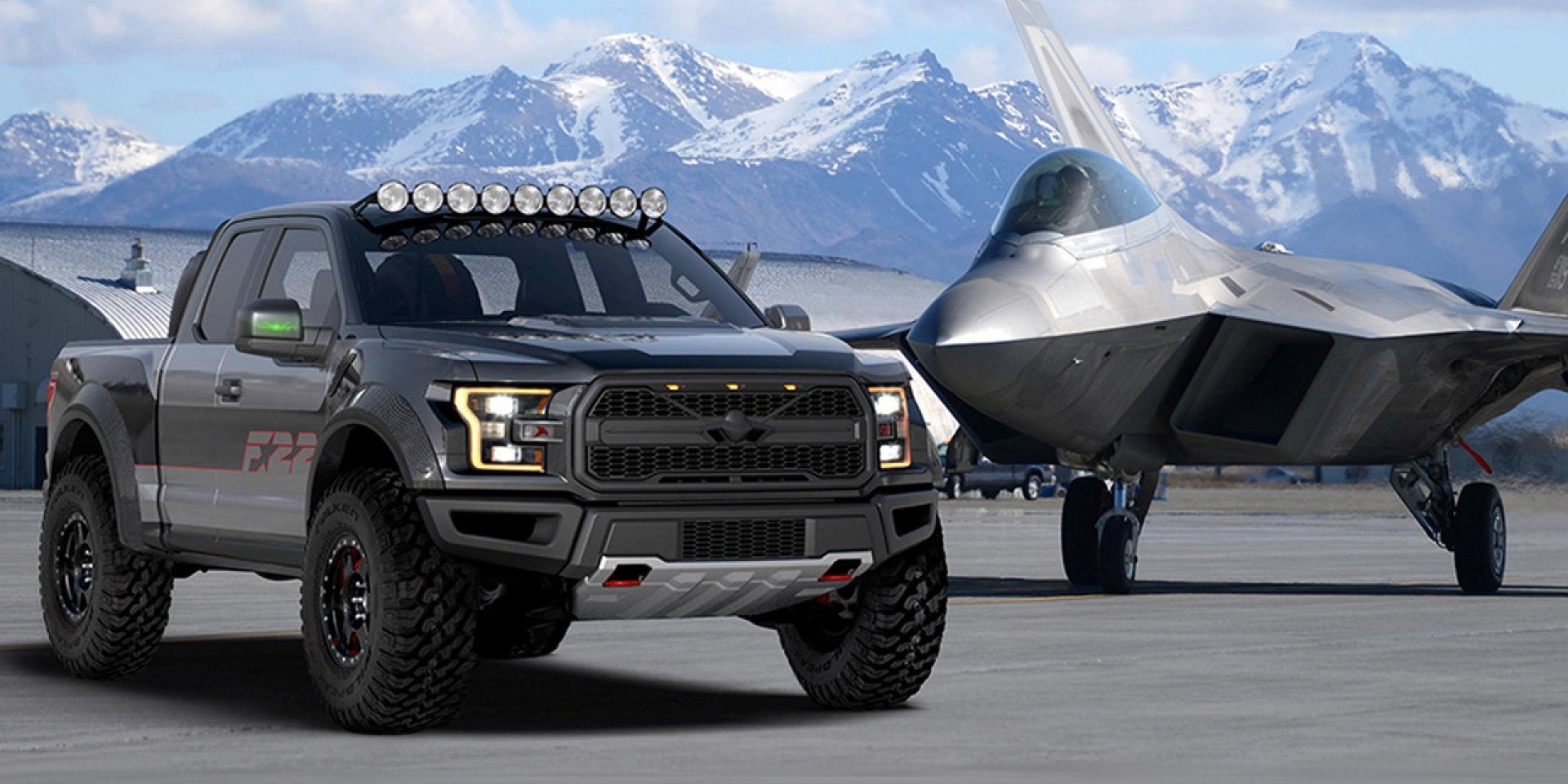 猛禽貨卡對猛禽戰機　Ford F-150 Raptor 推F22聯名款