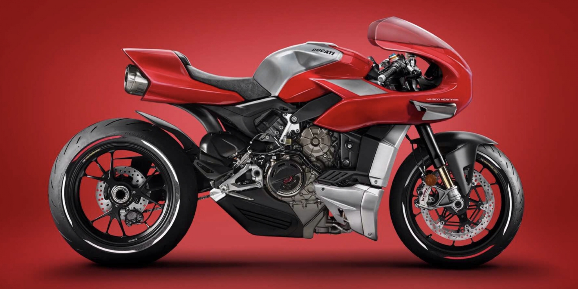 給你錢快點出。DUCATI拜託打造這台「V4 MH900e」吧！