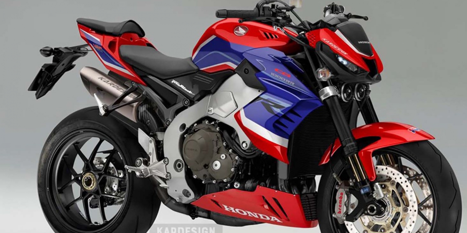 三倍R街車？HONDA CB1000RR-R概念渲染曝光！準備對決DUCATI StreetFighter V4？