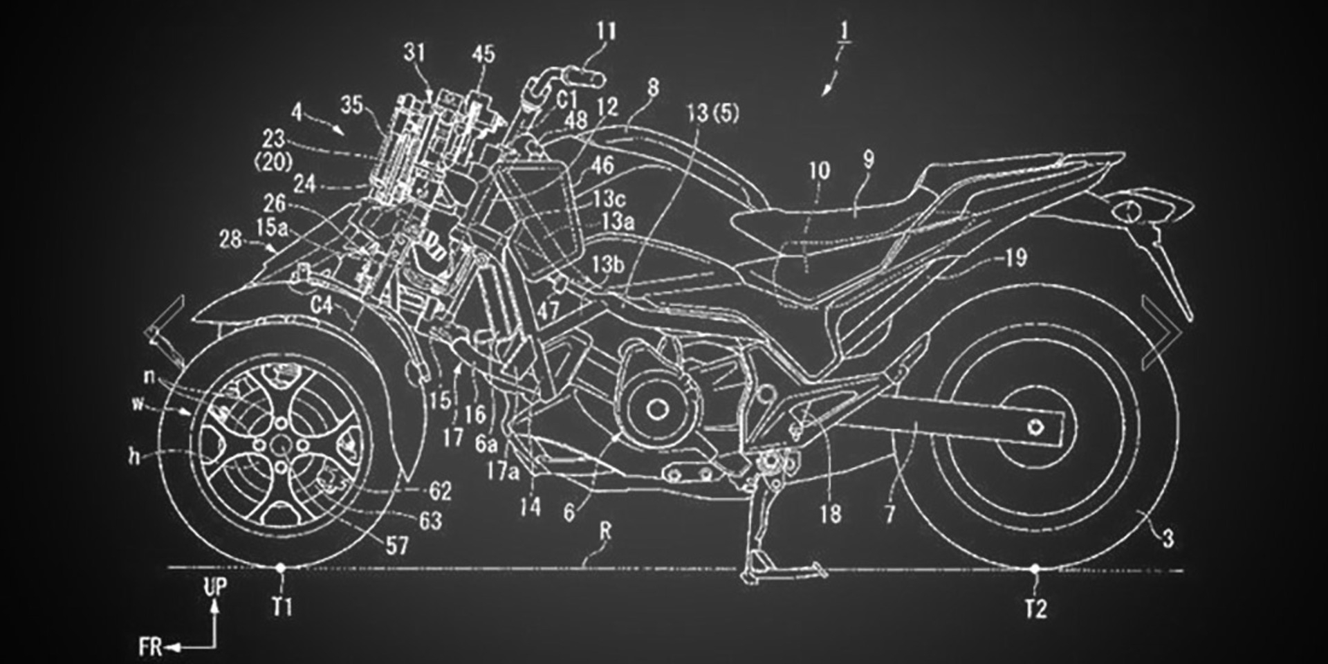 Honda 3輪車設計稿現身？！