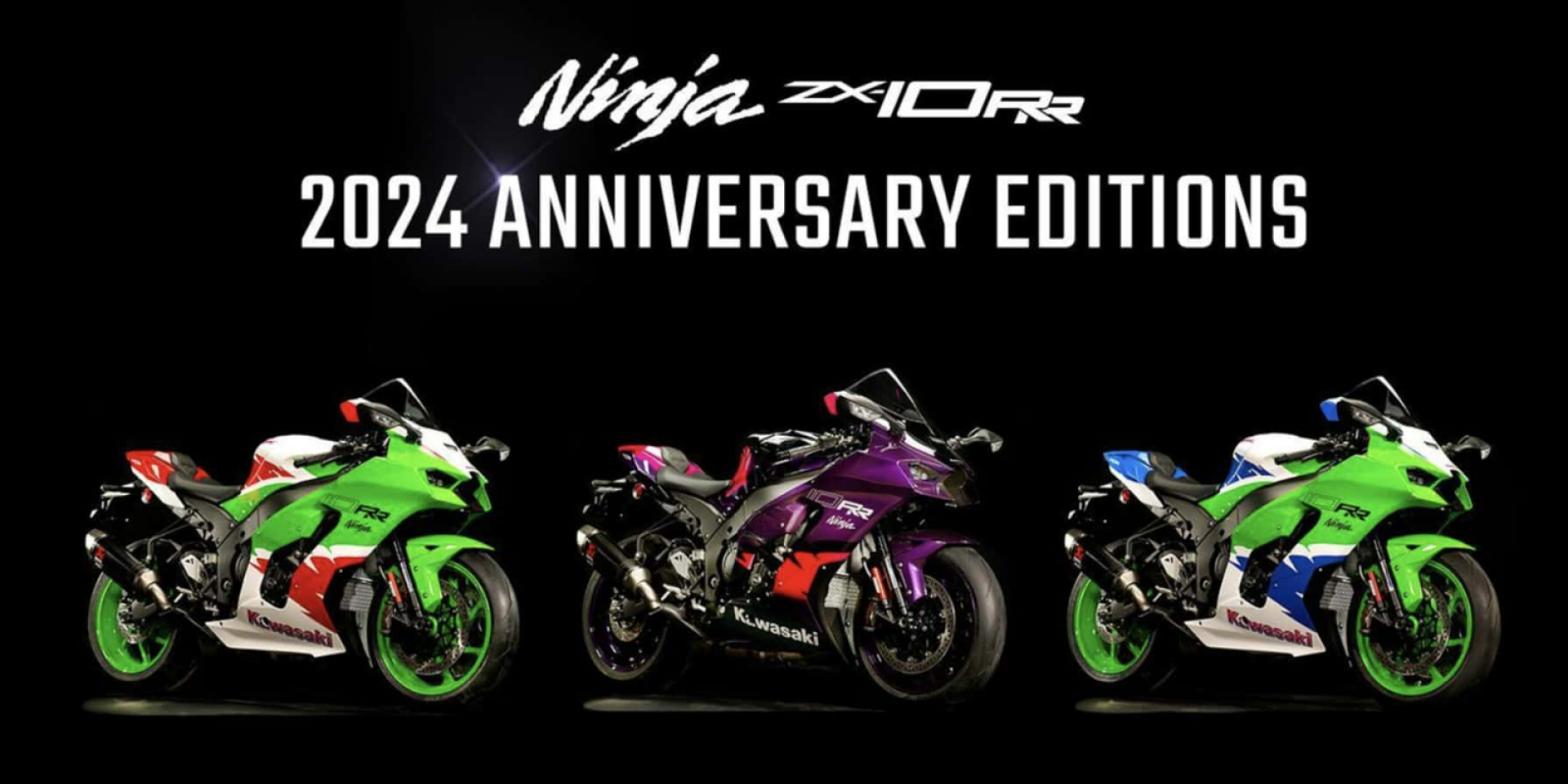 三款塗裝限量40台發售！KAWASAKI在英國推出「ZX-10RR Anniversary Edition」