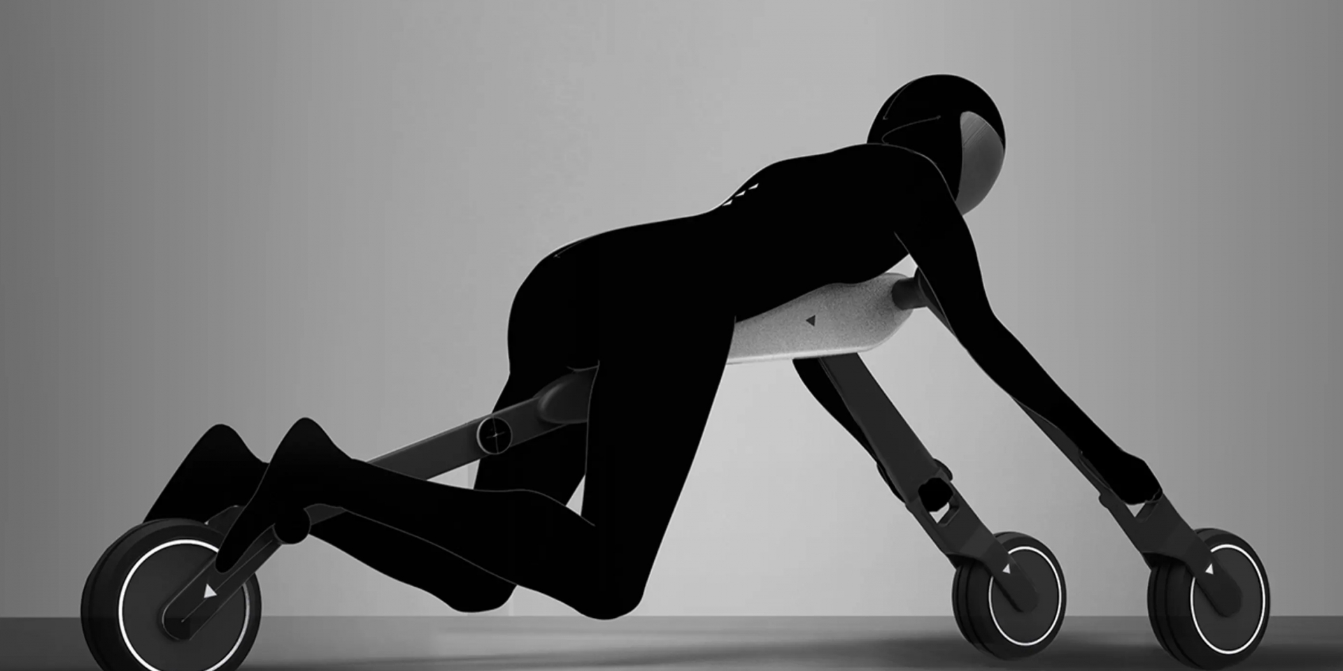 趴在地上用身體轉彎？義大利設計師打造Exo-Line三輪電動車