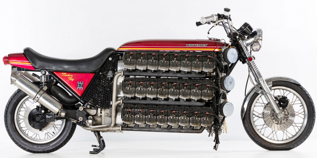 你的機車有幾缸？48缸Kawasaki 怪獸來襲 最多汽缸金氏世界紀錄「Tinker Toy」即將拍賣