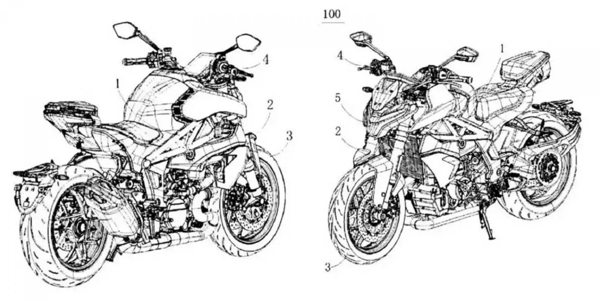 CFMoto 1250NK發表在即？最新專利圖流出且預計將搭載KTM LC8 V型雙缸引擎