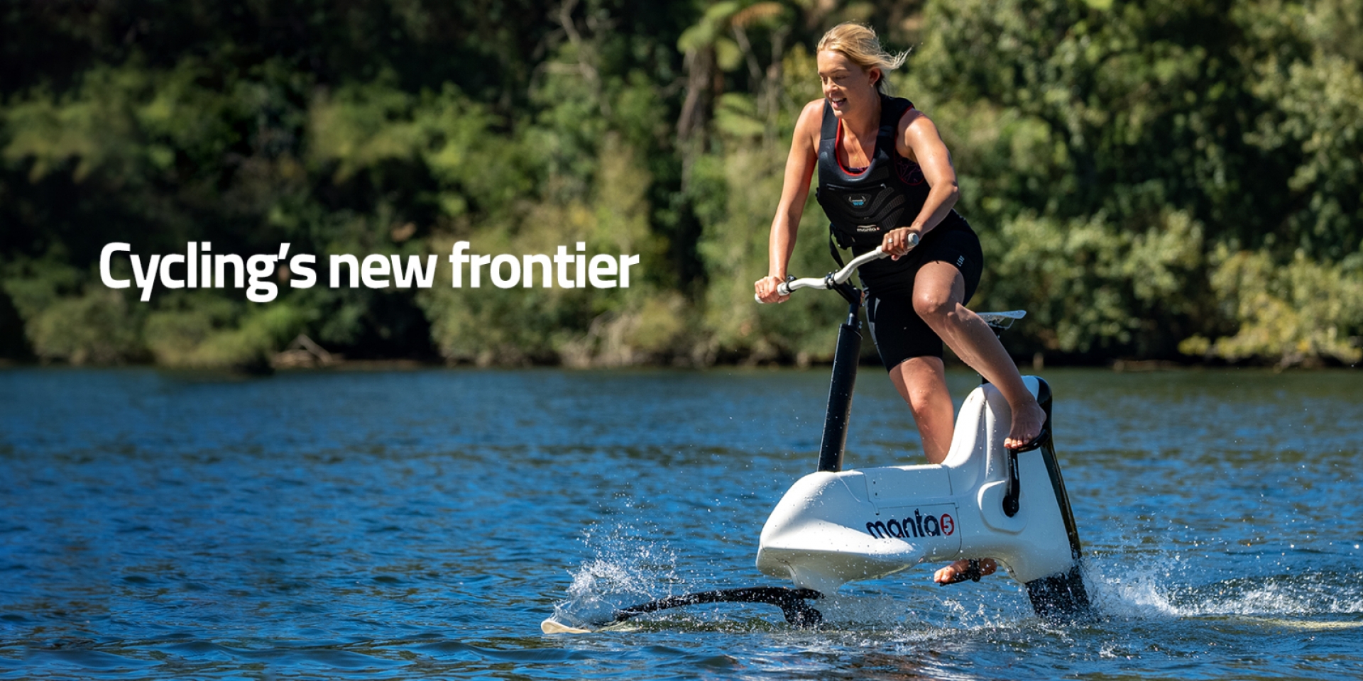 比水上摩托更好玩 紐西蘭廠商推出SL3水上電動自行車