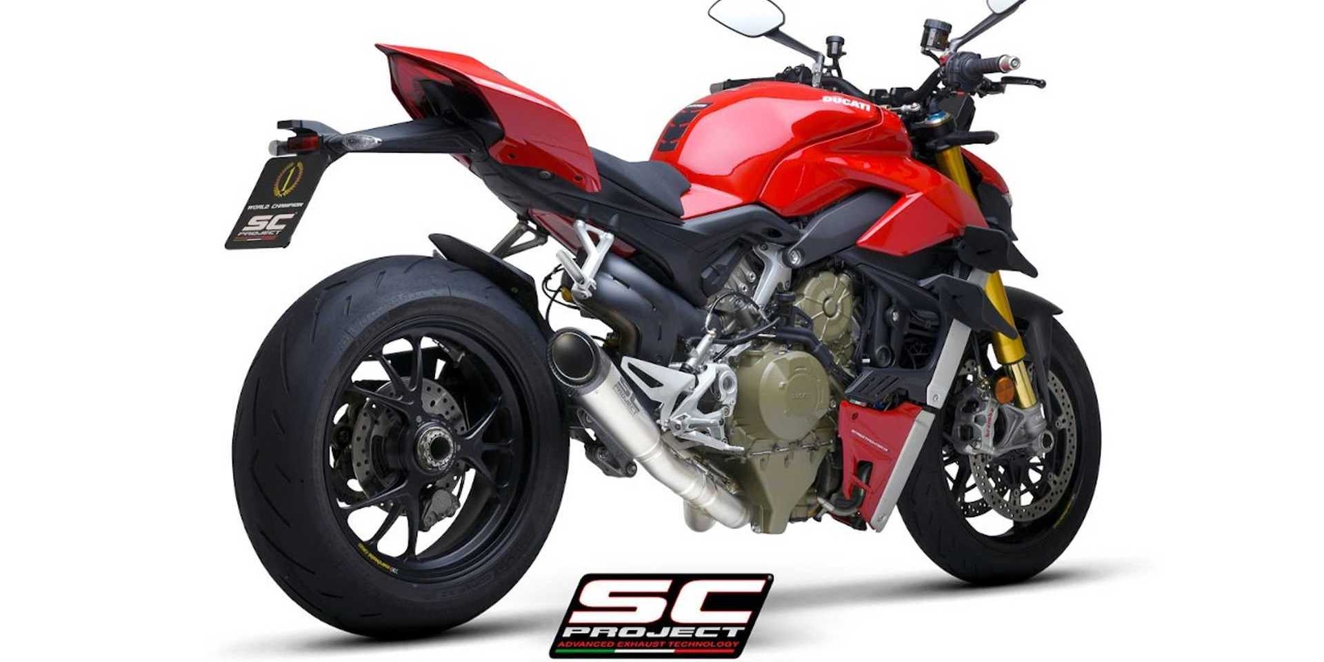 嫌你的街頭幹架王還不夠吵？SC Project推出Ducati Streetfighter V4專用排氣管！