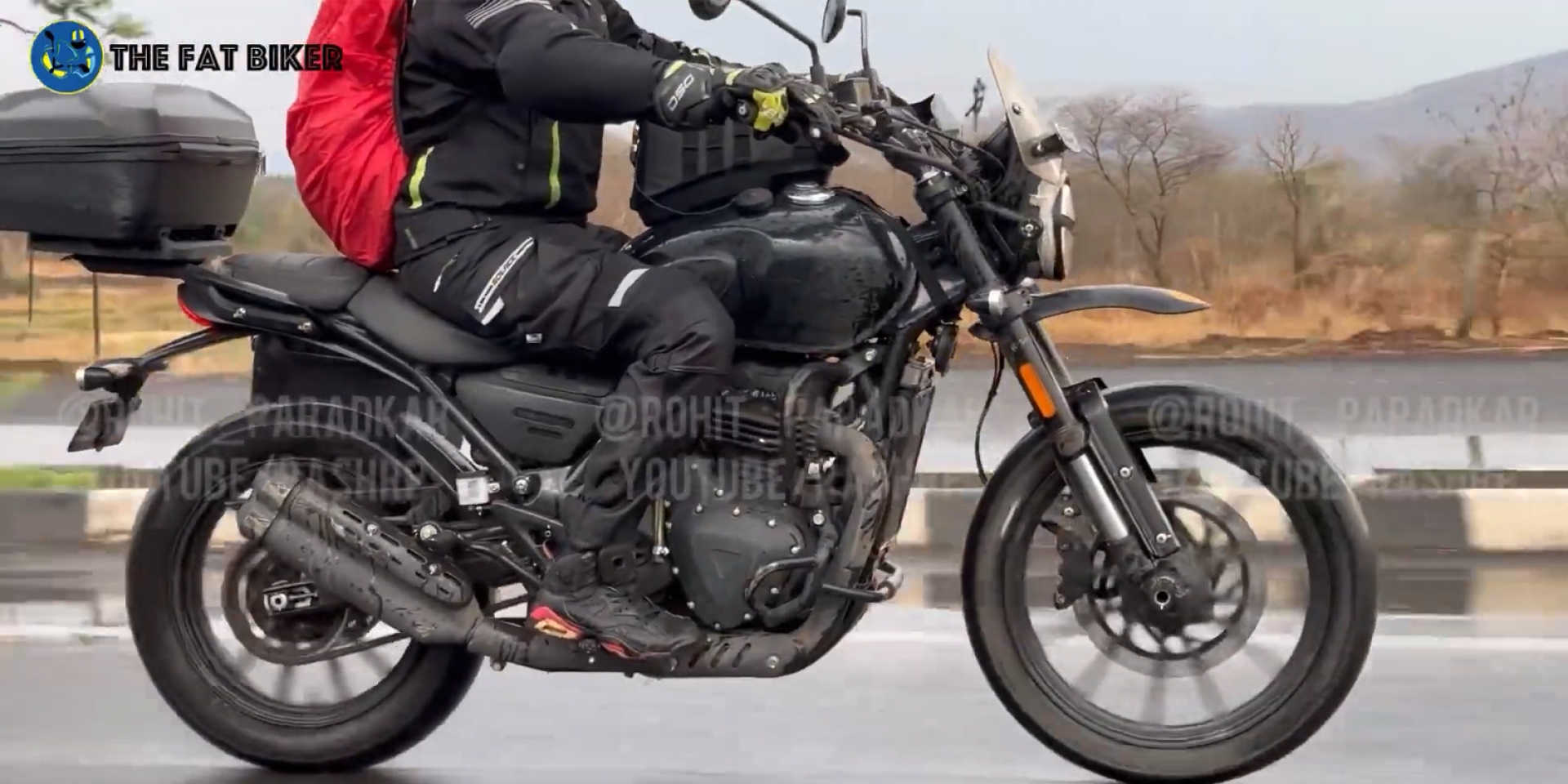 TRIUMPH Scrambler 400上市在即？印度街頭測試影片曝光！