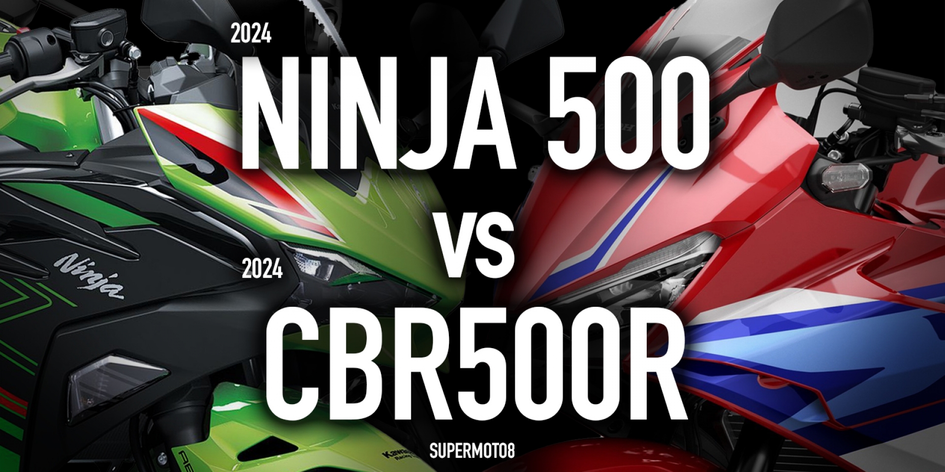 2024黃牌熱血街跑之爭。KAWASAKI Ninja 500 vs Honda CBR500R 紙上PK !