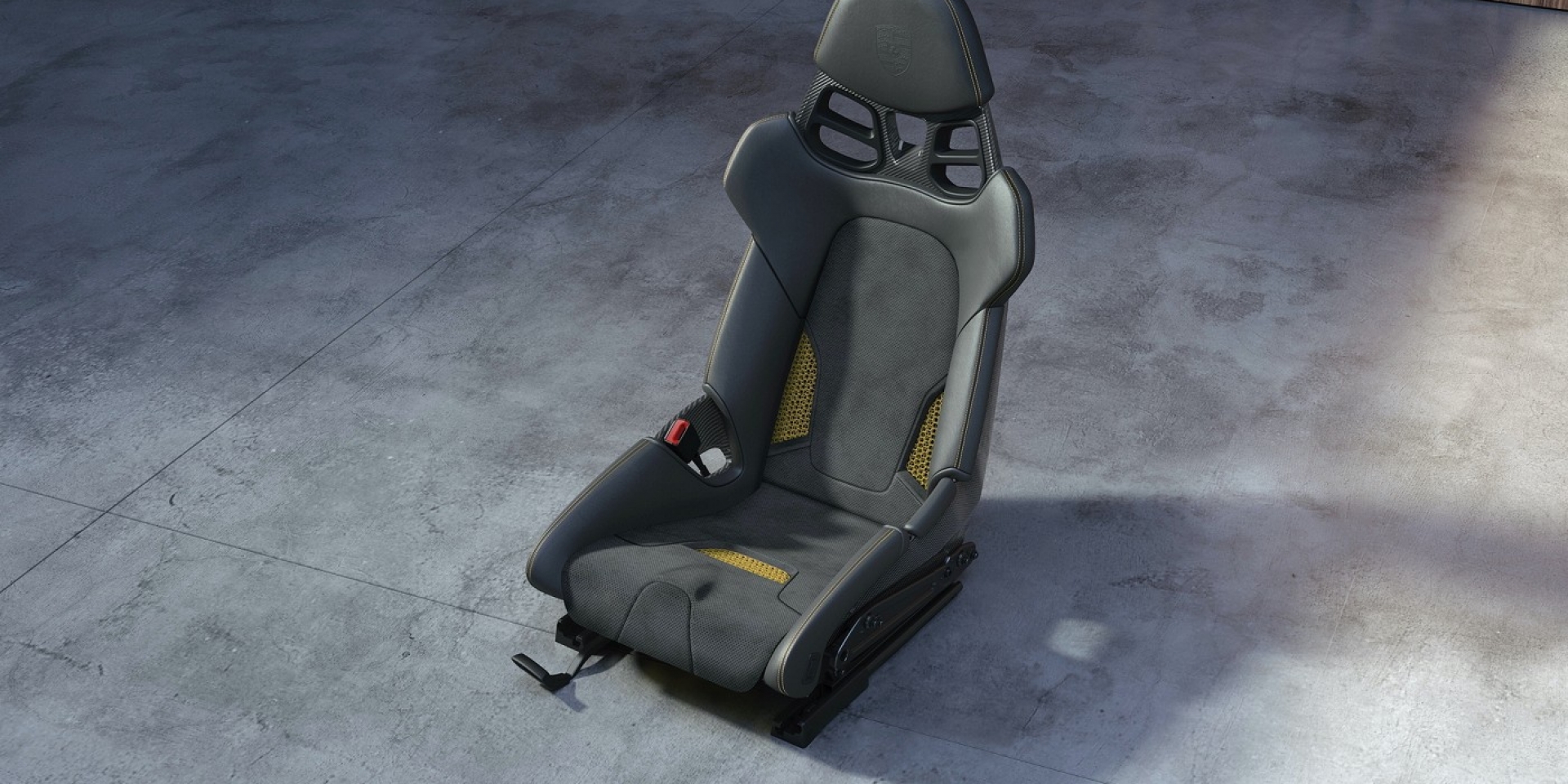 Porsche運用3D列印技術，推出更輕、更舒適桶型賽車椅