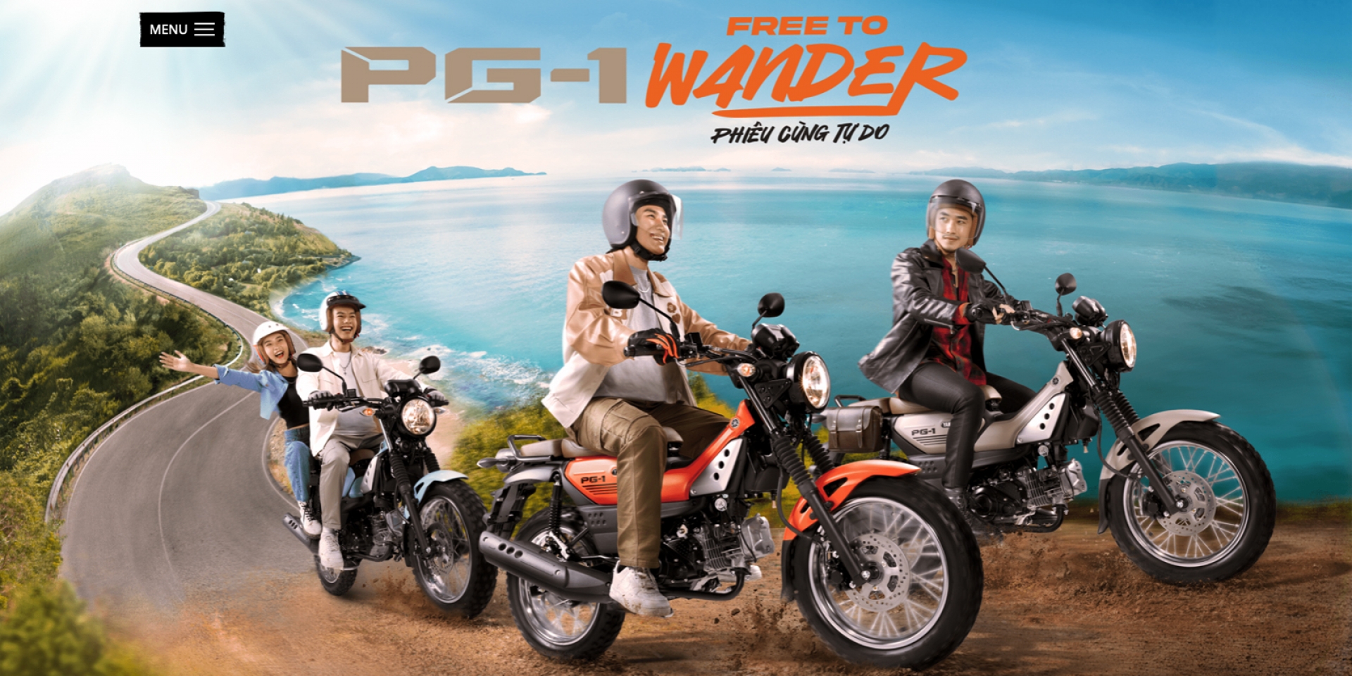 亮橘/軍綠搶眼新色、售價台幣4萬有找！YAMAHA PG-1 越南發表