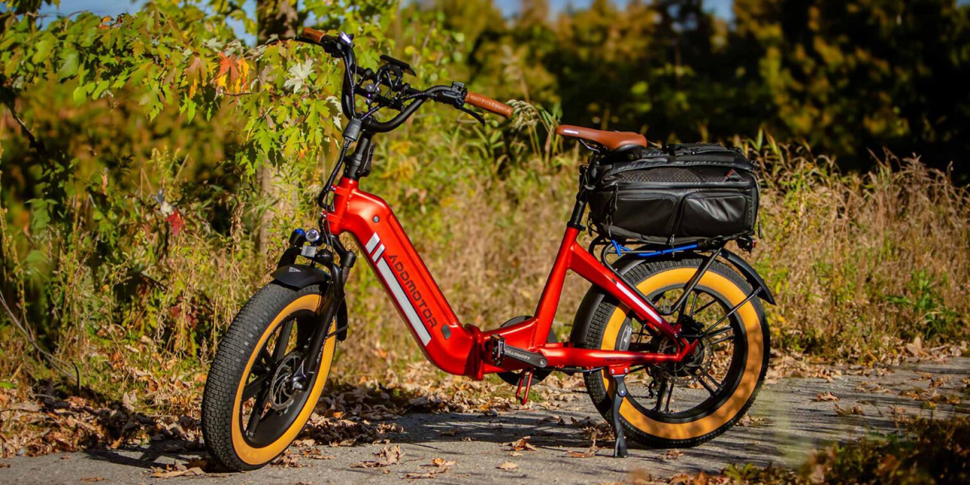 Addmotor M-160：750W馬達、160公里續航、可折疊車架、4吋胖胖胎的折疊電動自行車！