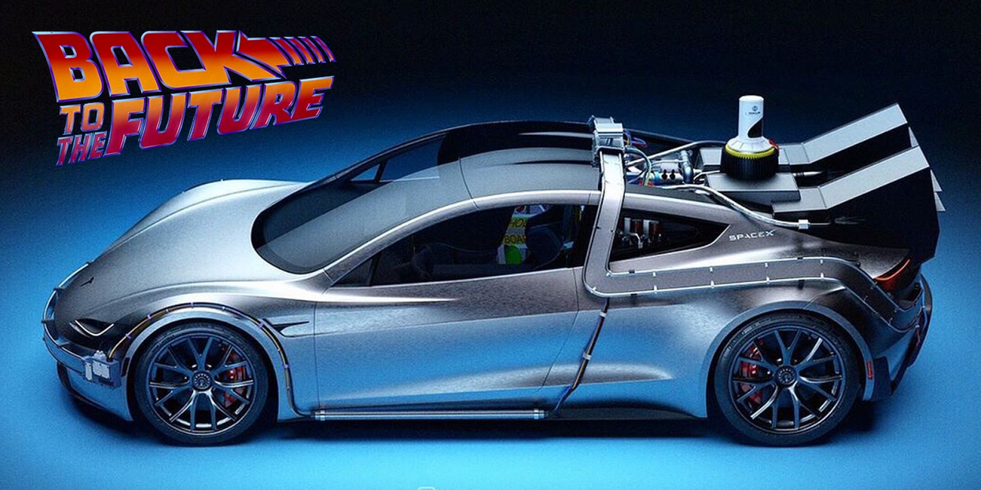 當TESLA回到未來！TESLA Roadster 「SPACE X」概念設計By Charlie Automotive
