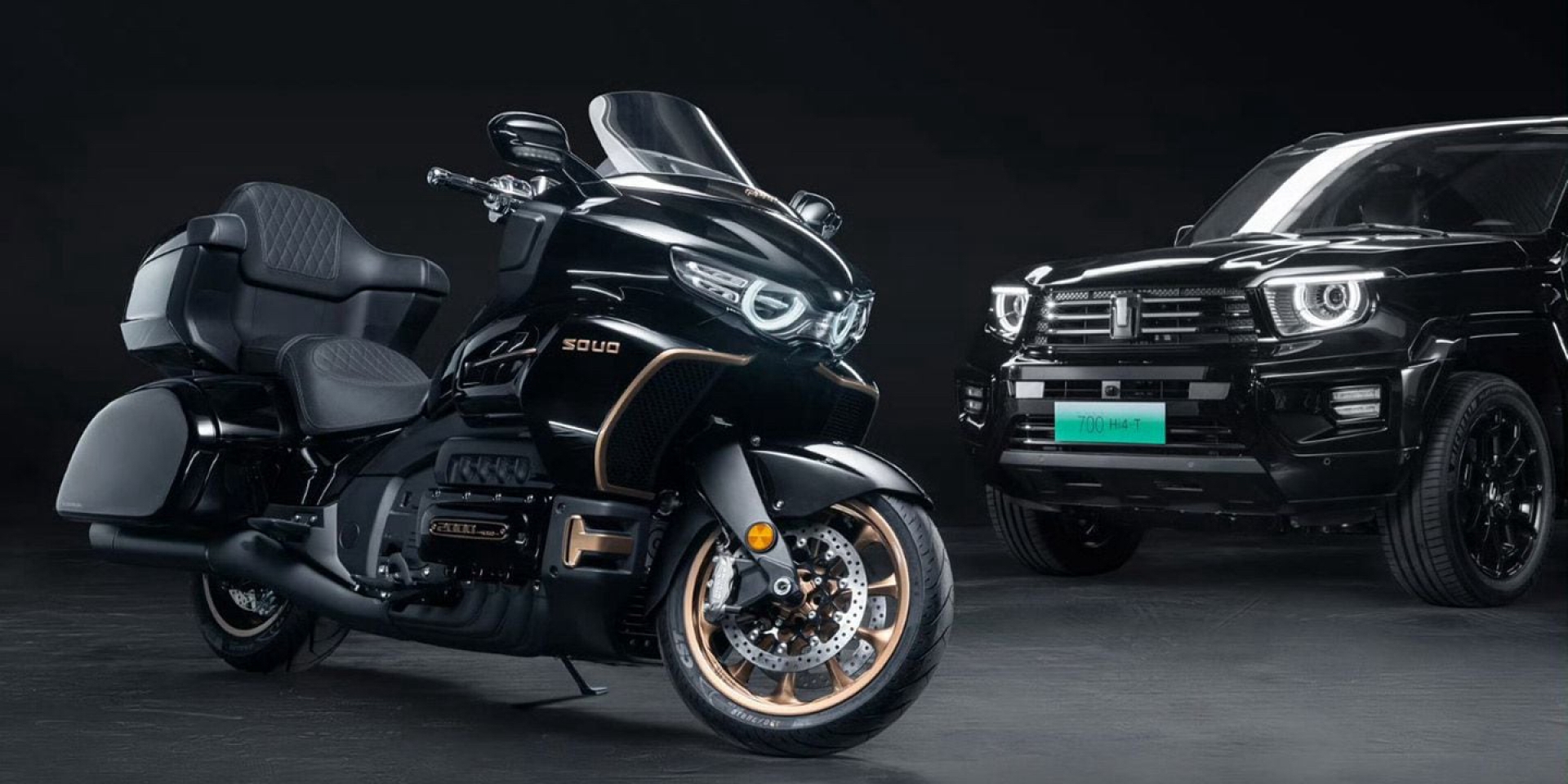 對標Gold Wing的八缸摩托車來了 長城首款摩托產品「靈魂」正式亮相